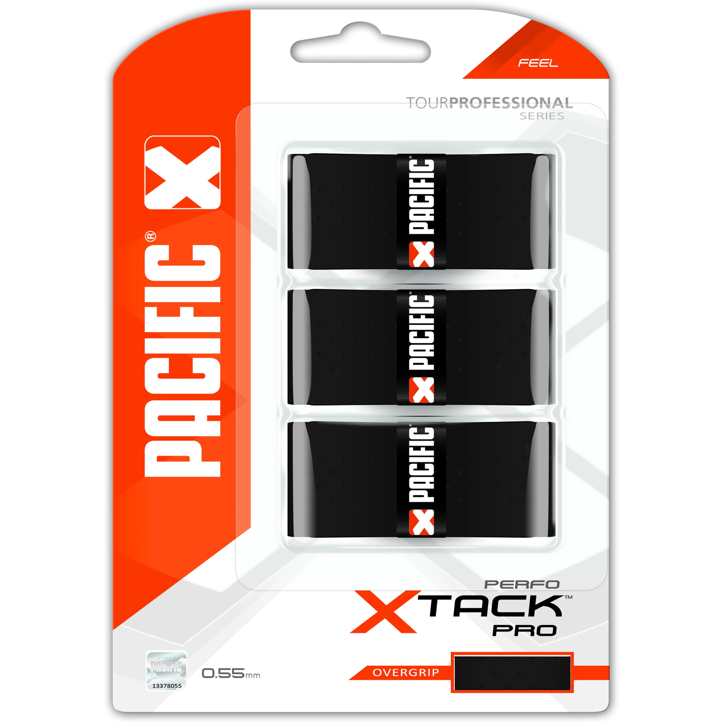 X Tack Pro Perfo Pack De 3-Negro