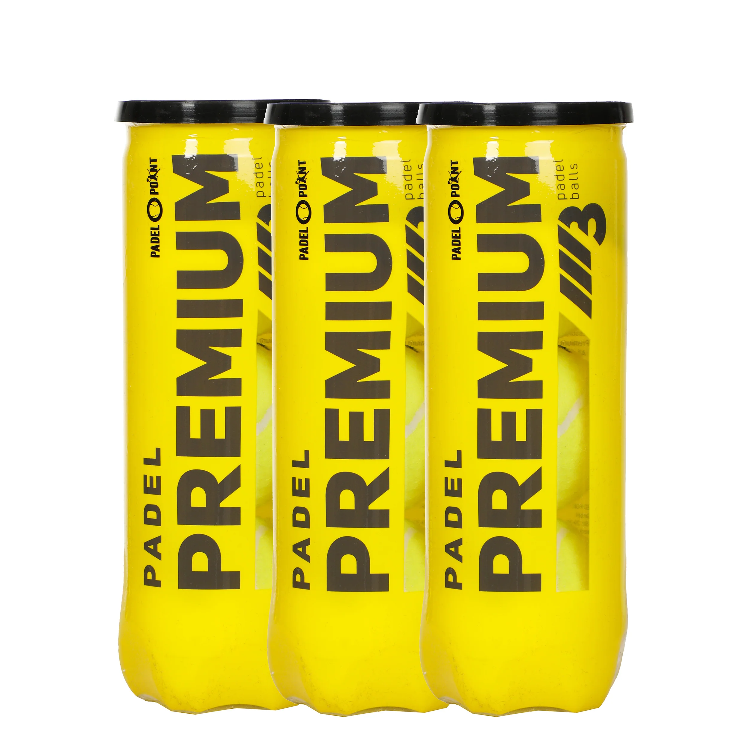 3 botes de 3 pelotas Premium Ball
