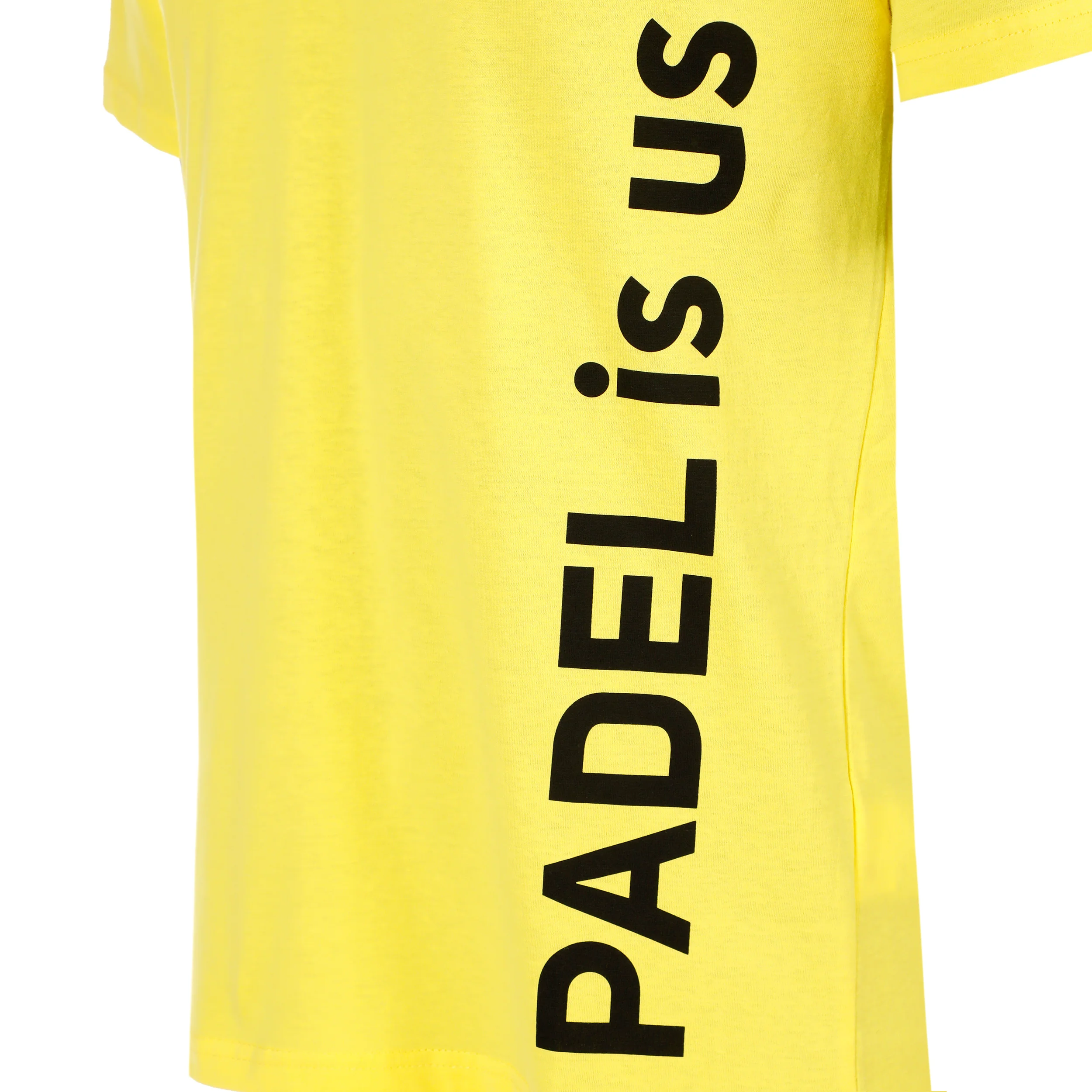 Padel Is Us Camiseta De Manga Corta Hombres-Amarillo,Negro - Image 3