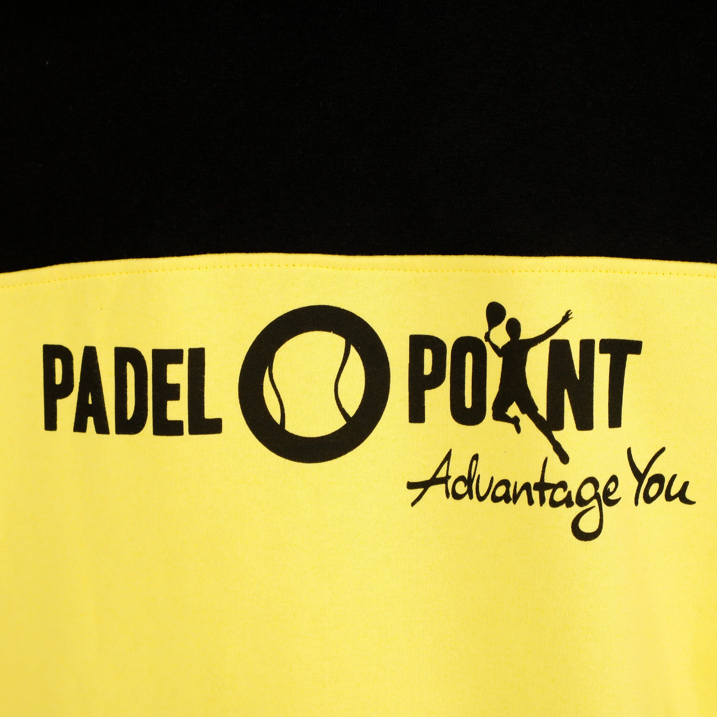 Padel Is Us Sudadera Con Capucha Hombres-Amarillo,Negro - Image 4