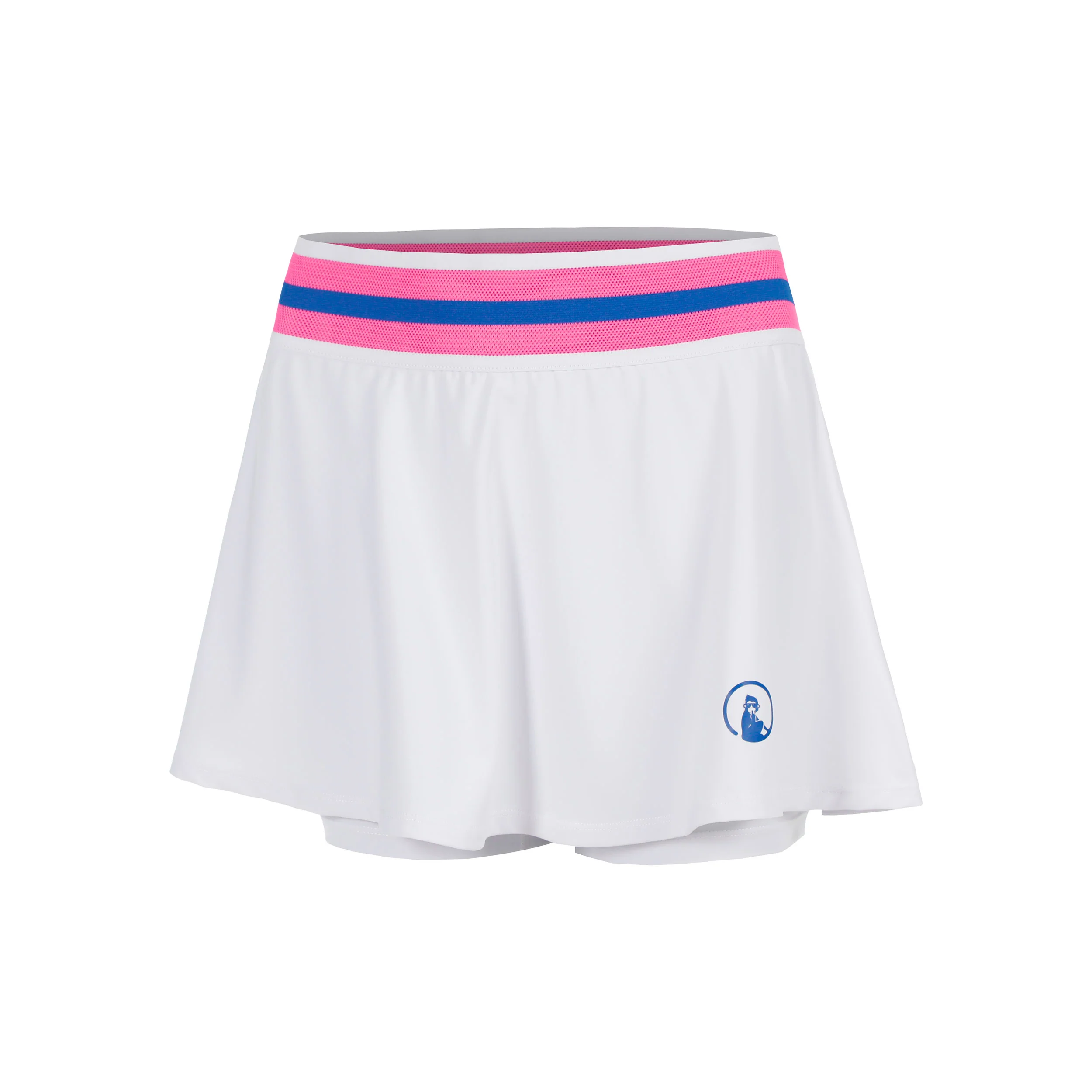Bounce Falda Mujeres - blanco, azul