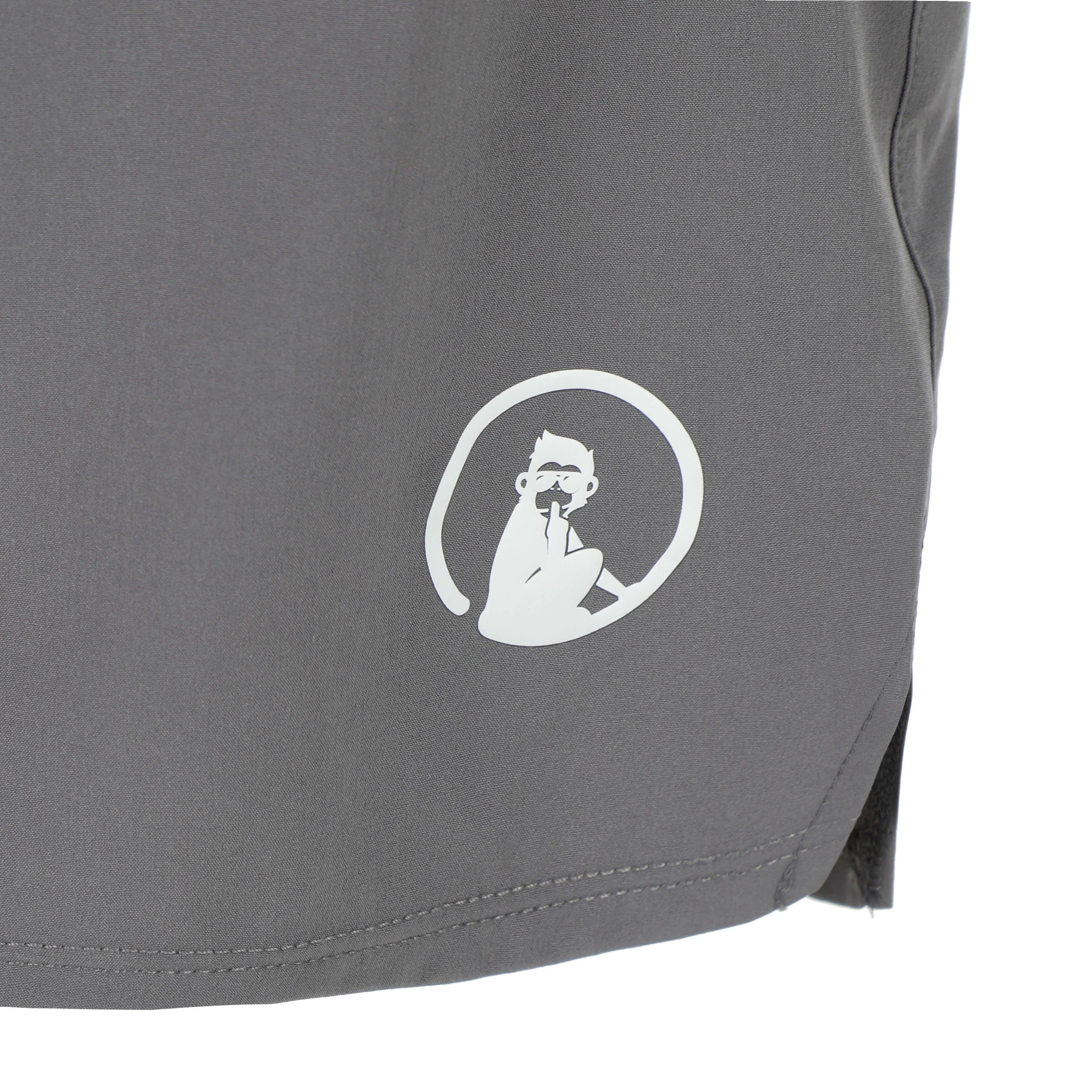 Challenger 2in1s 7in Shorts Hombres - gris, blanco - Image 3