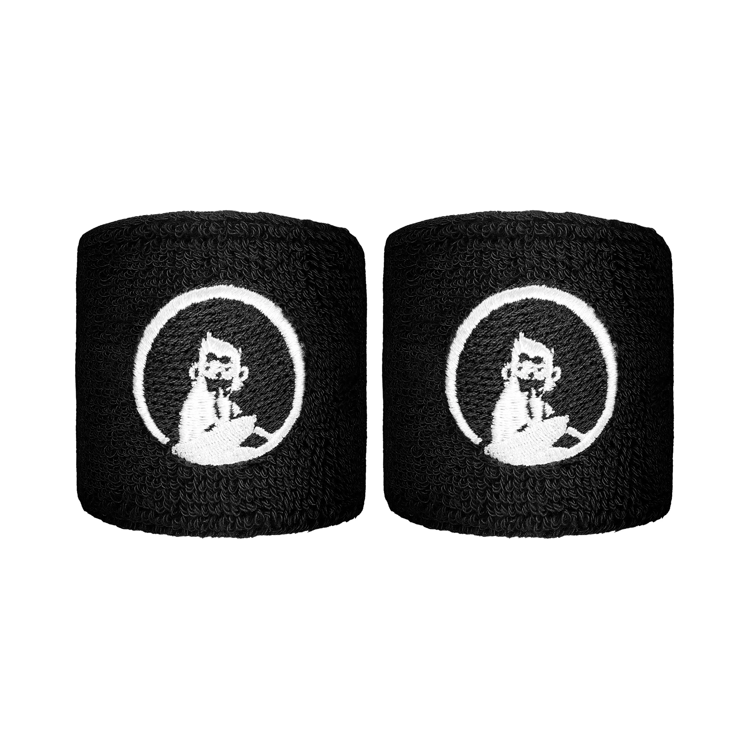 Cinta para sudor Pack de 2 corto - negro