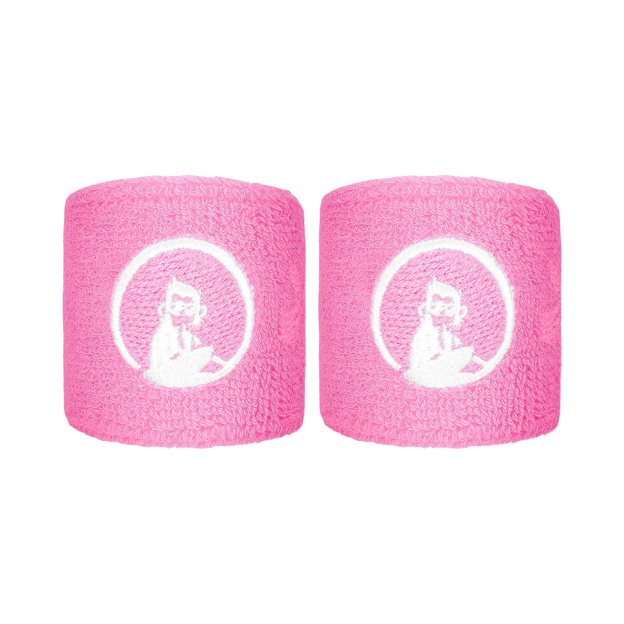 Cinta para sudor Pack de 2 corto - rosa, blanco