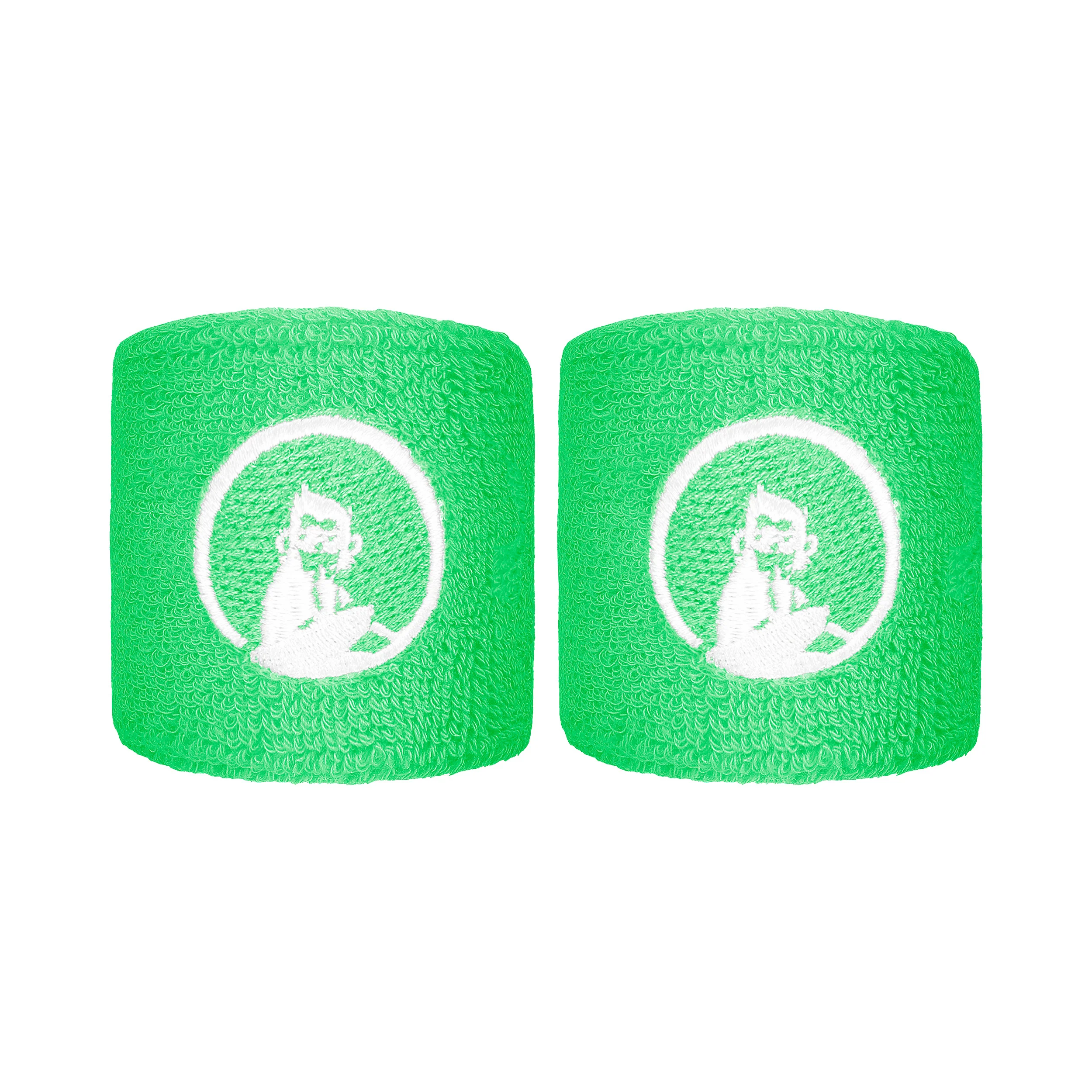 Cinta para sudor Pack de 2 corto - verde, blanco