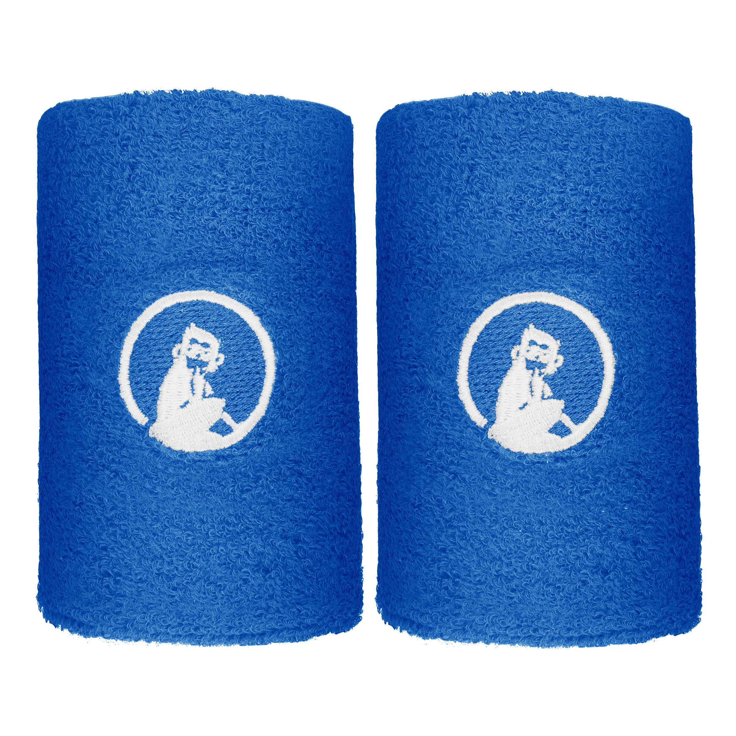 Cinta para sudor Pack de 2 largo - azul, blanco