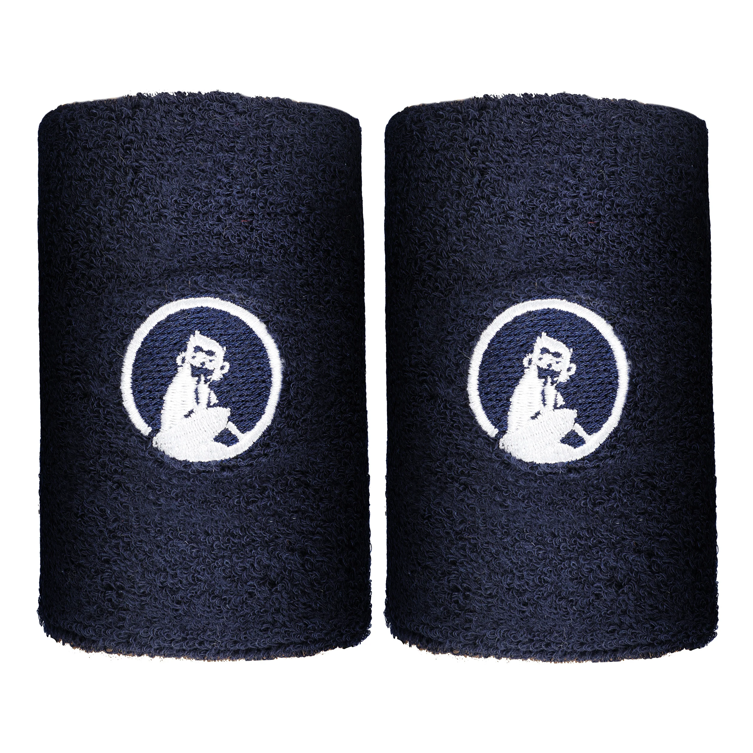 Cinta para sudor Pack de 2 largo - azul oscuro