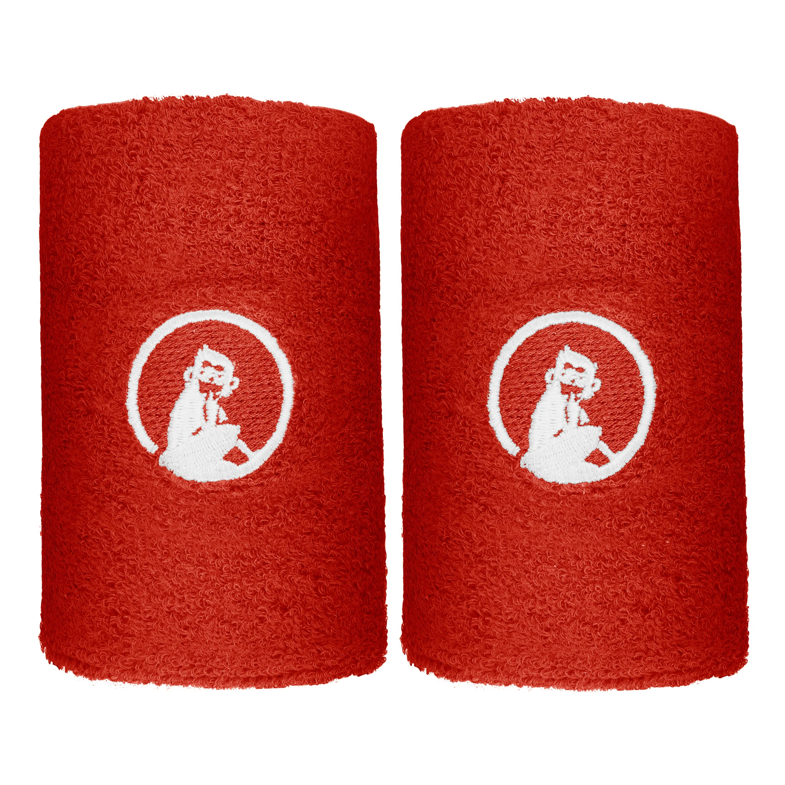 Cinta para sudor Pack de 2 largo - rojo, blanco