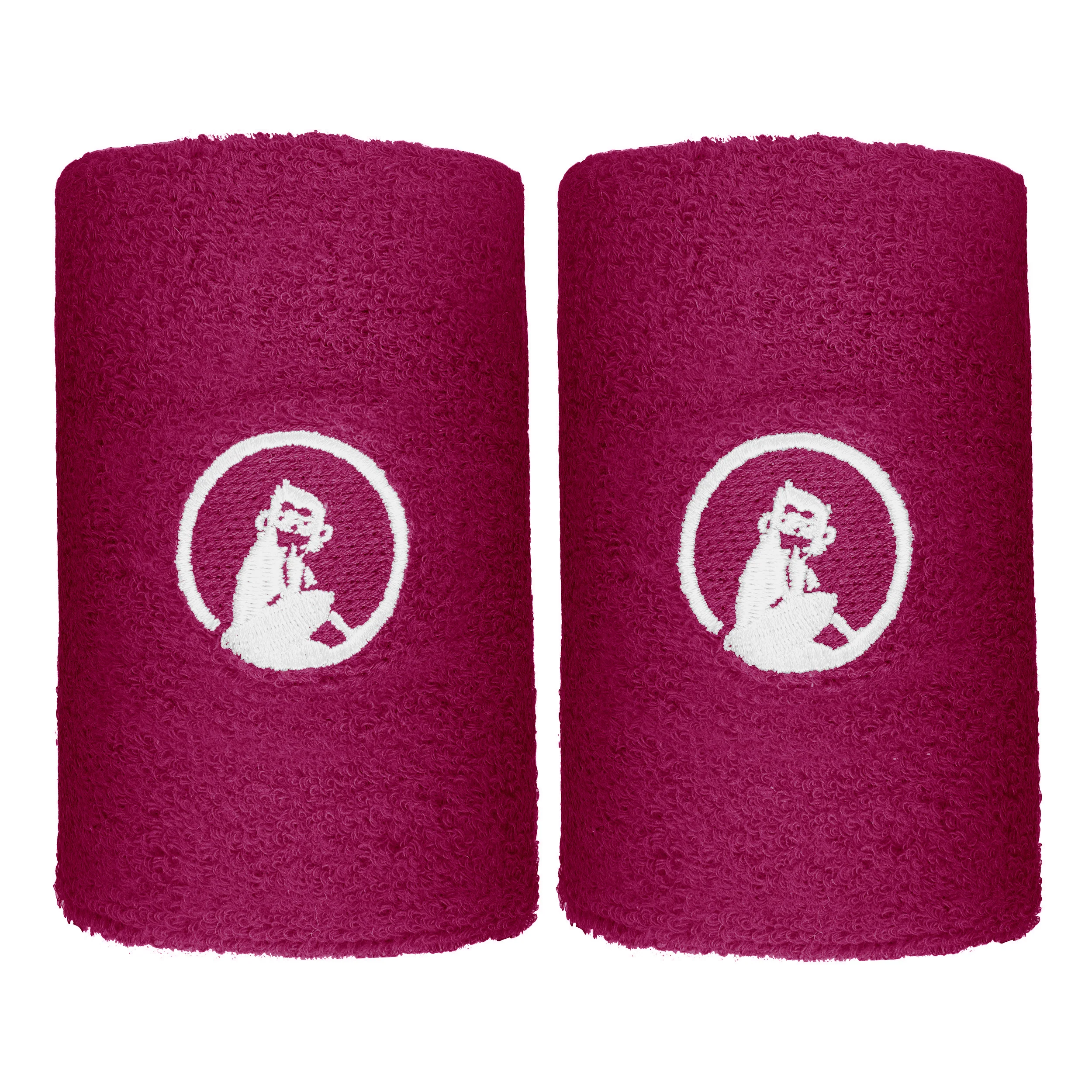 Cinta para sudor Pack de 2 largo - rosa, blanco