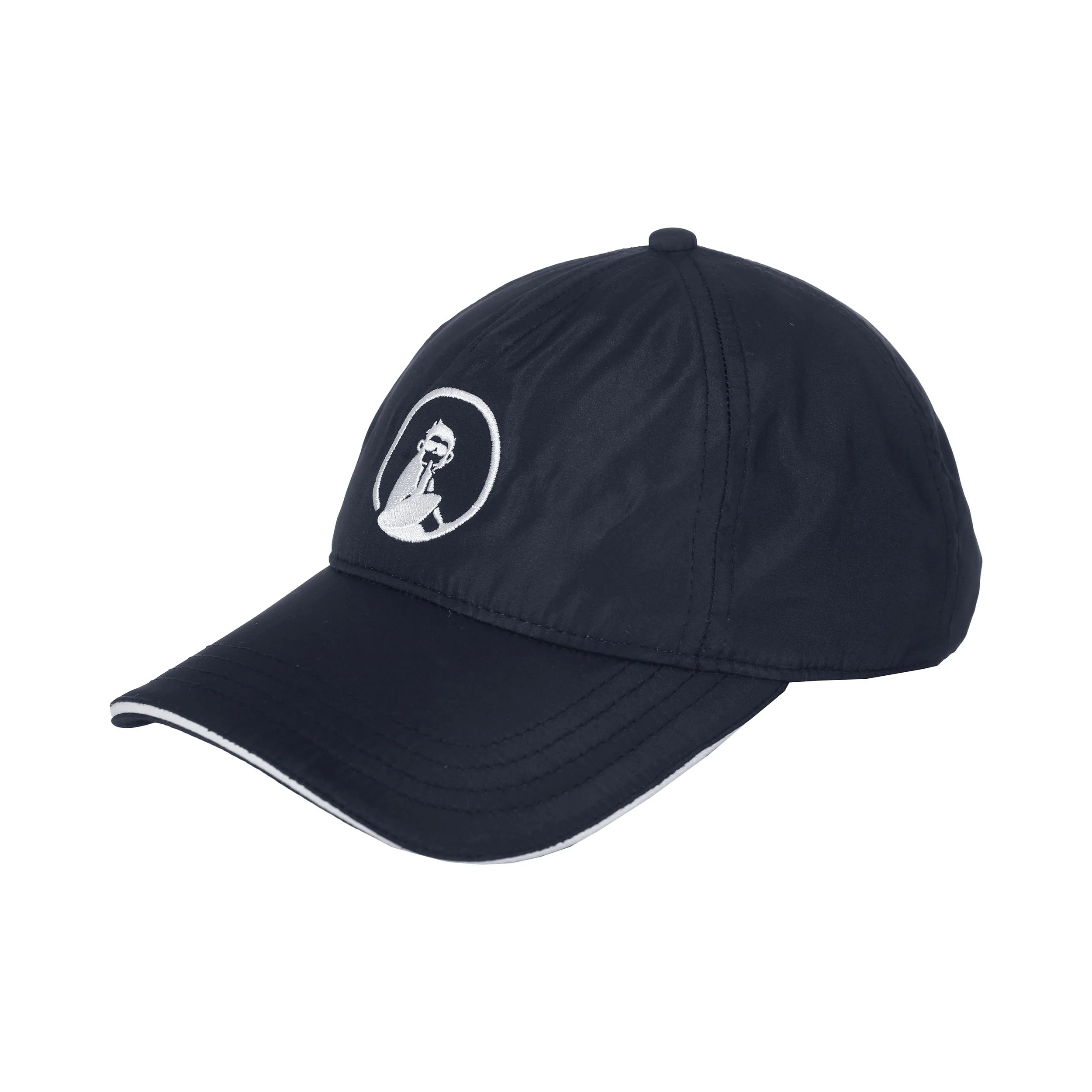 Court Gorra Niños-Azul Oscuro,Blanco