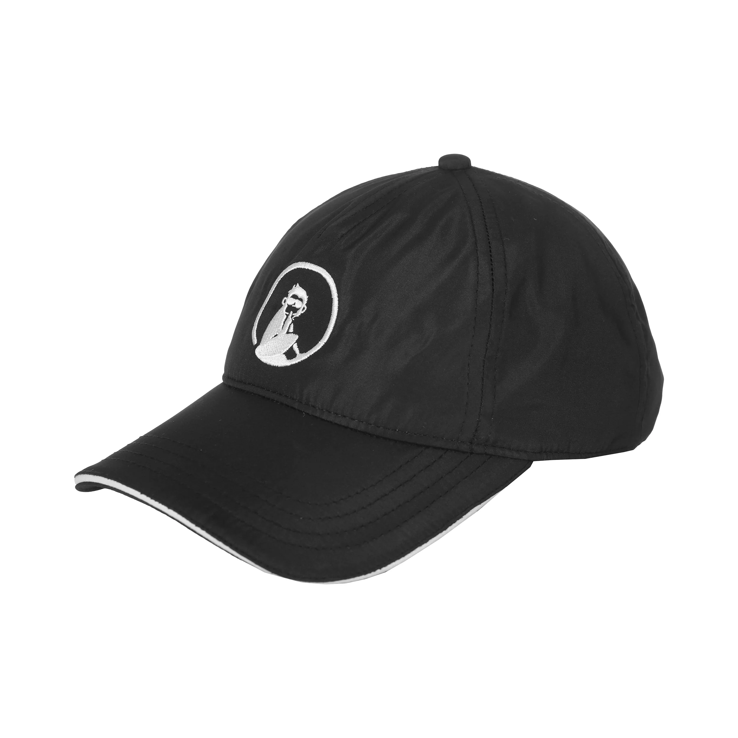 Court Gorra Niños-Negro,Blanco