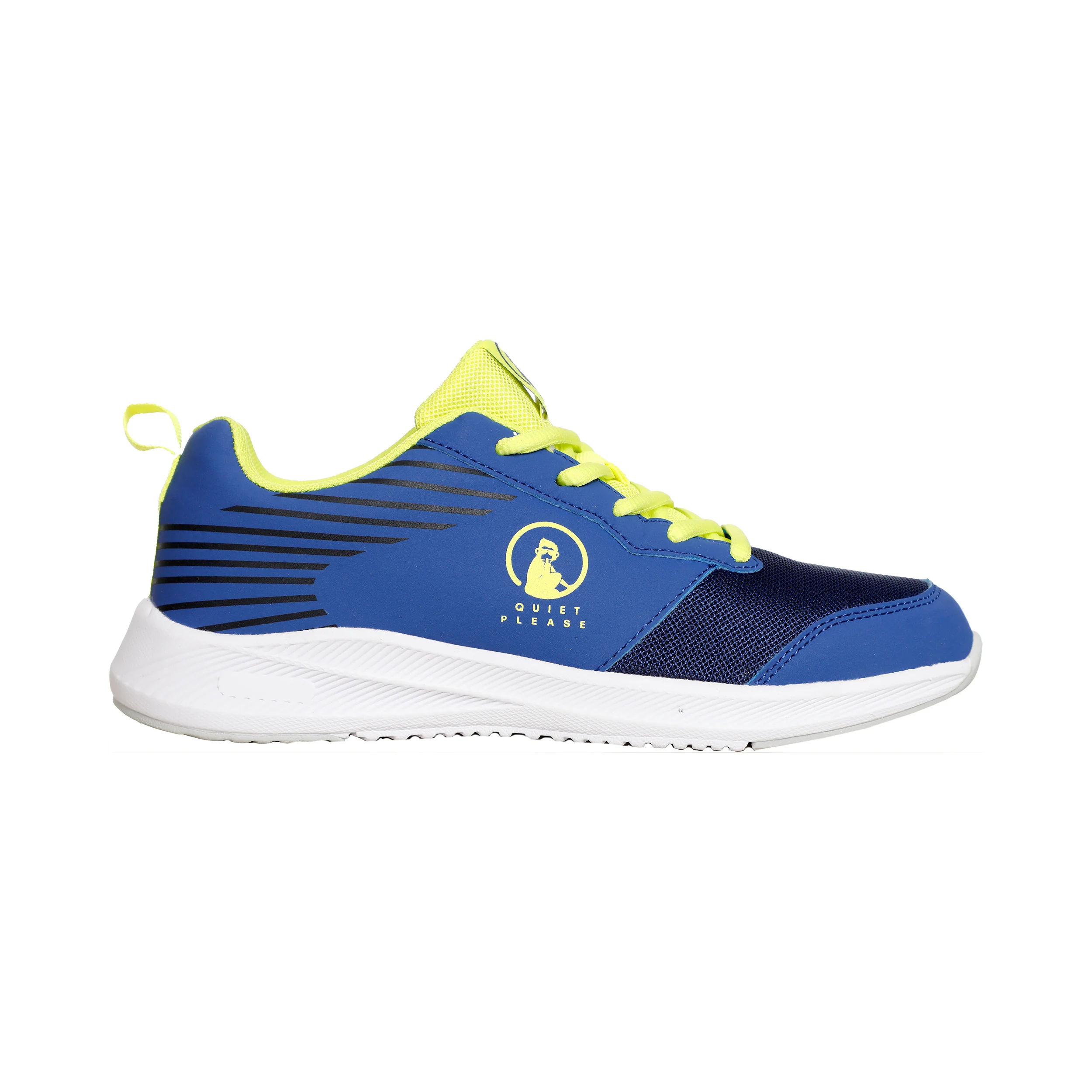 Courtstyler Lace Up Zapatilla Todas Las Superficies Niños-Azul,Amarillo