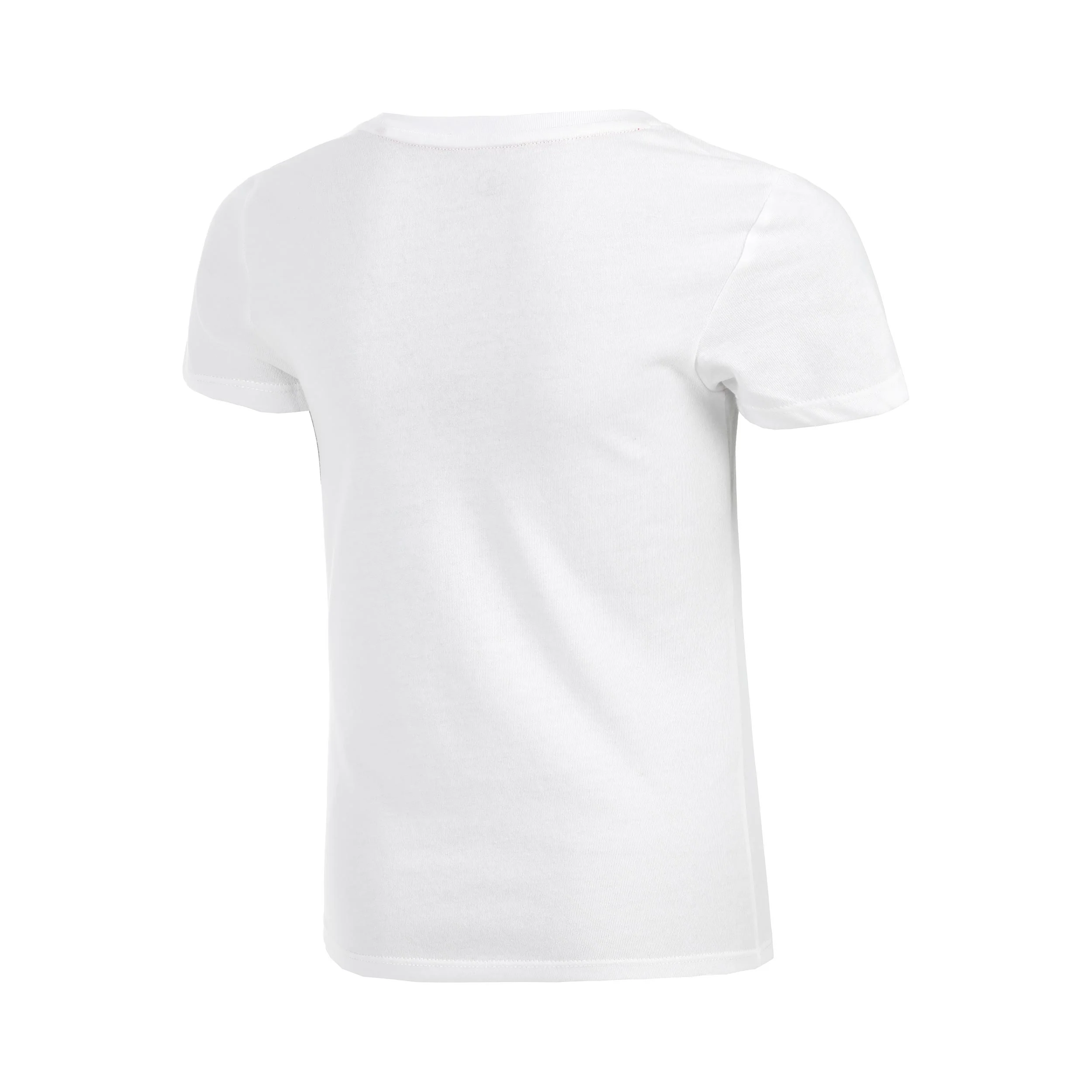 Create Baseline Logo Camiseta De Manga Corta Chicas-Blanco,Rosa - Image 2