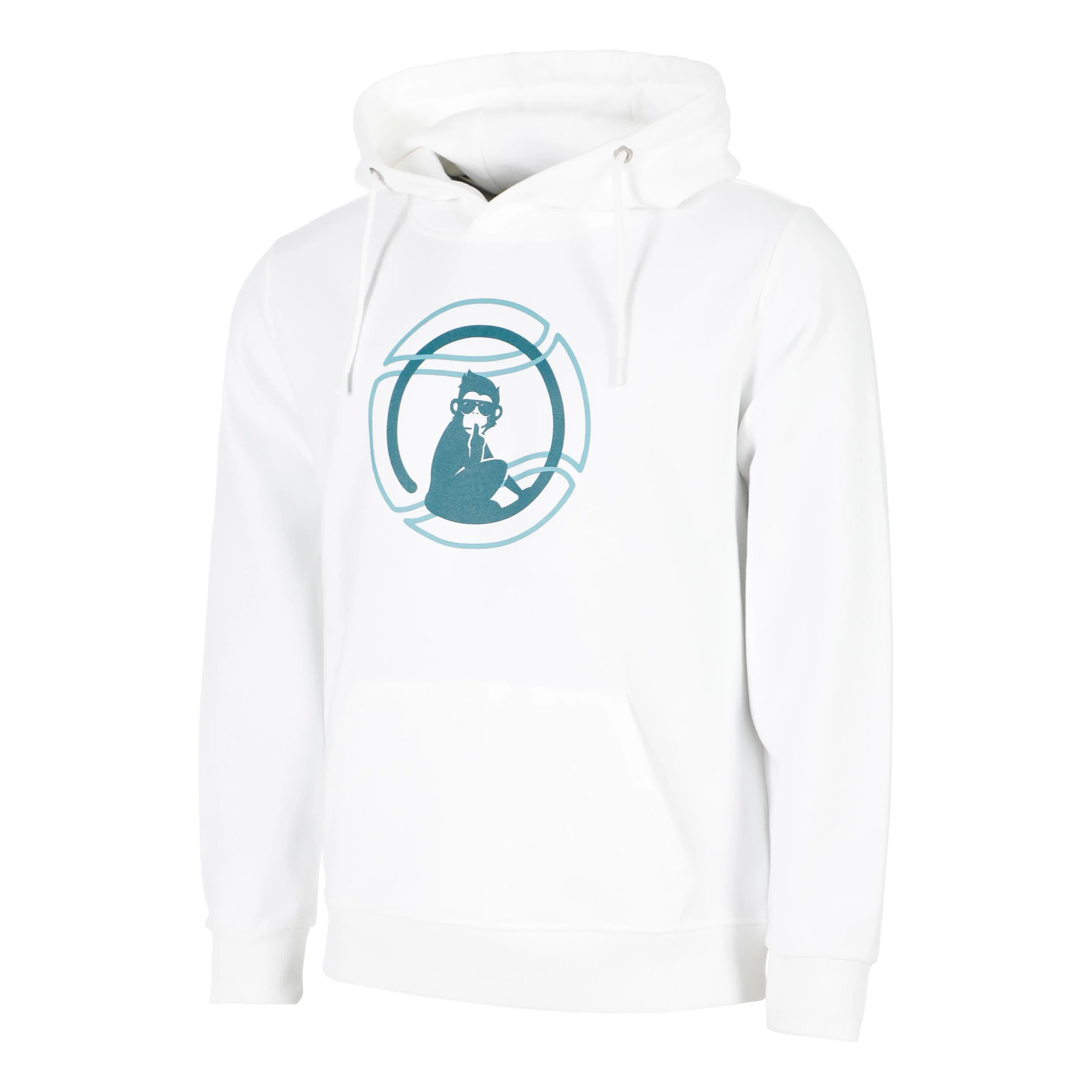 Create Bracket Sudadera Con Capucha Hombres-Blanco,Multicolor