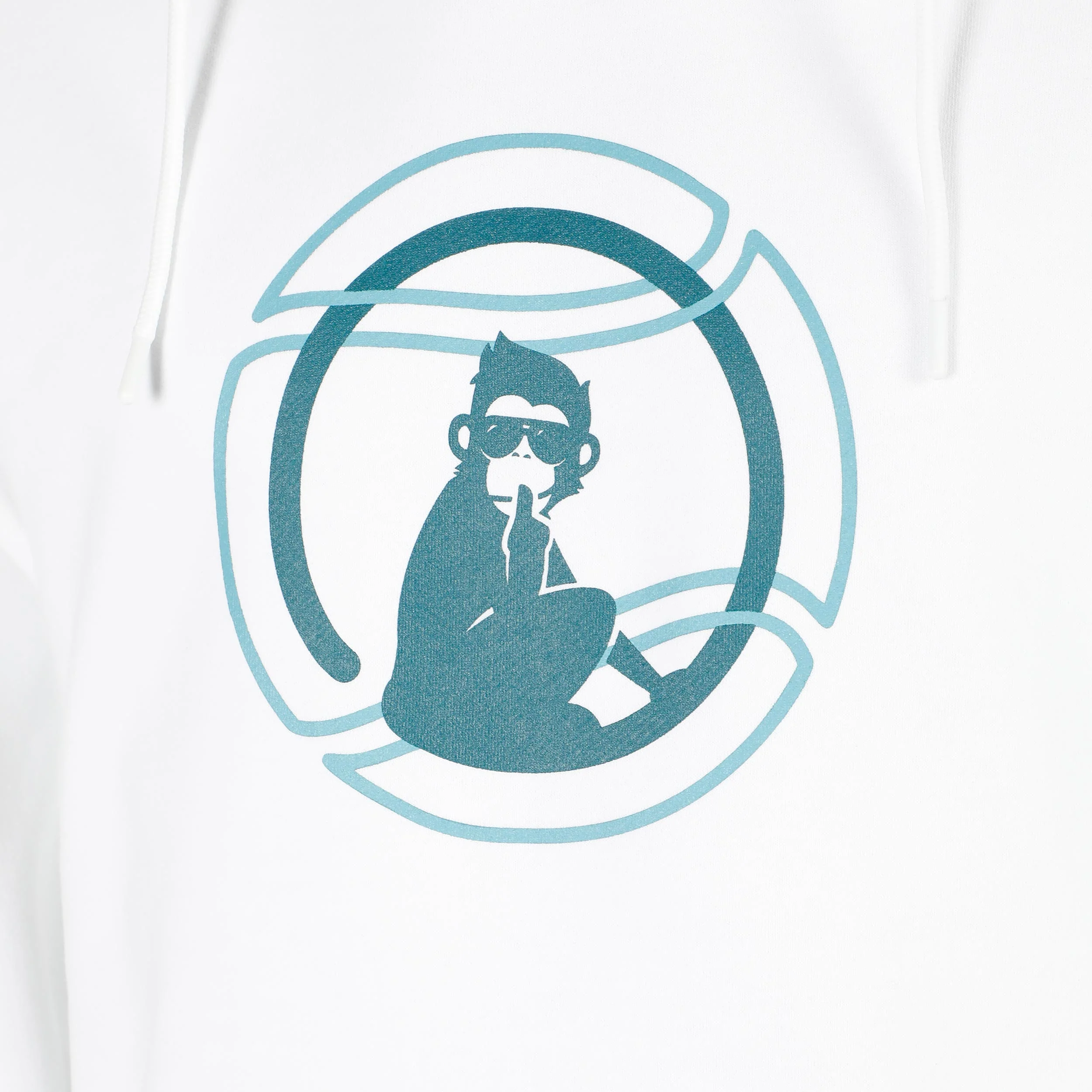 Create Bracket Sudadera Con Capucha Hombres-Blanco,Multicolor - Image 3