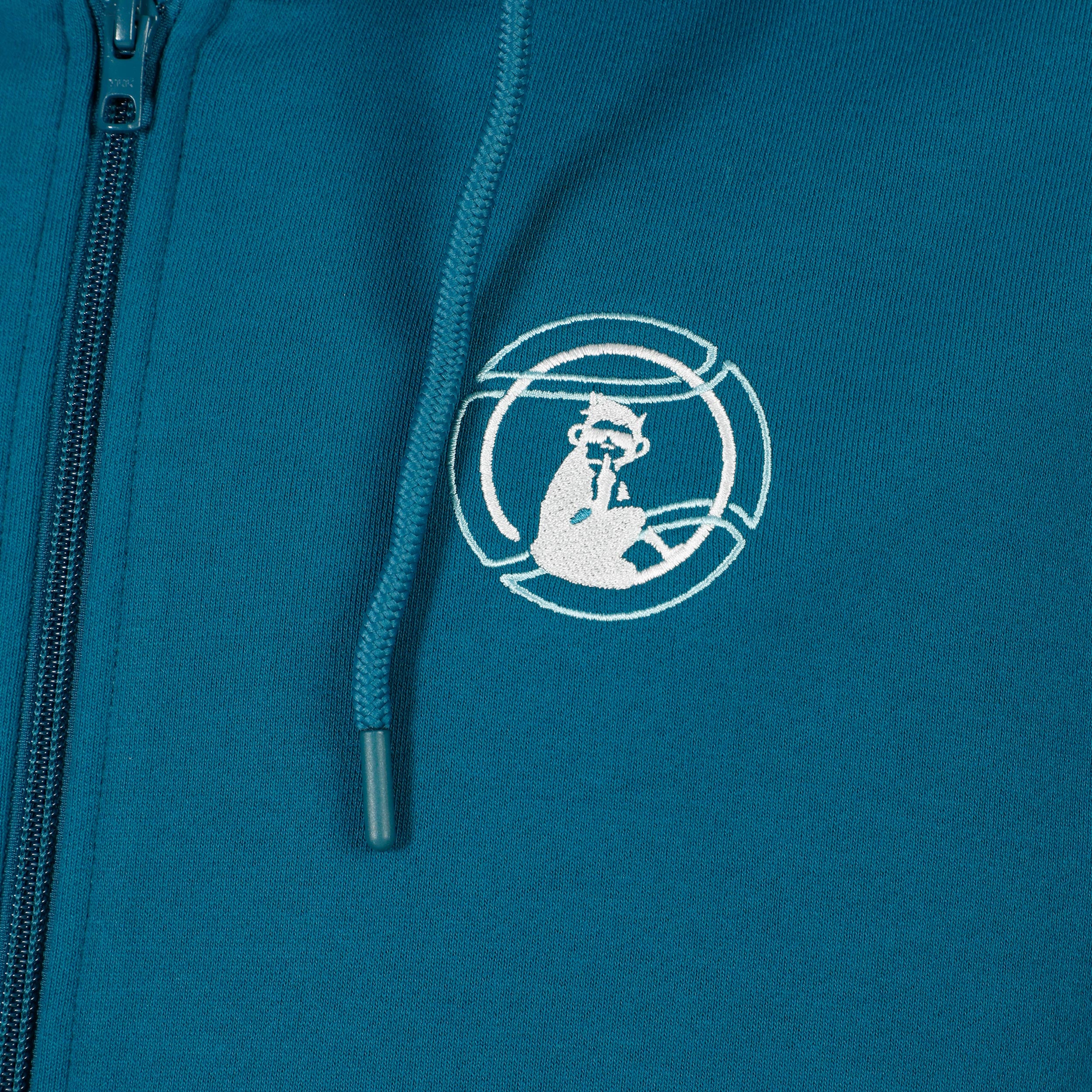 Create Bracket Zip Sudadera Con Cremallera Hombres-Color Petróleo,Multicolor - Image 3