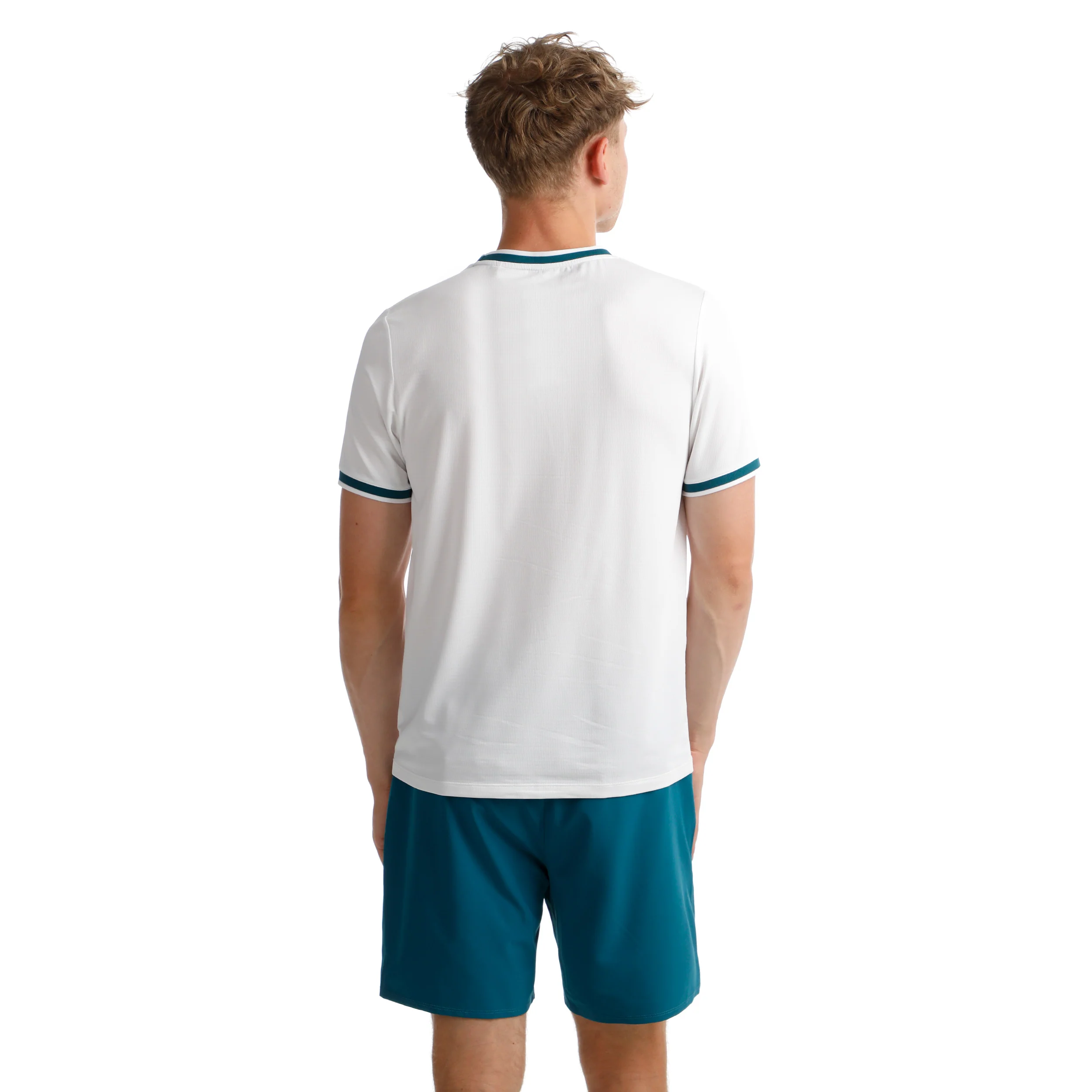 Create Challenger 2in1 7inch Shorts Hombres-Color Petróleo,Blanco - Image 7