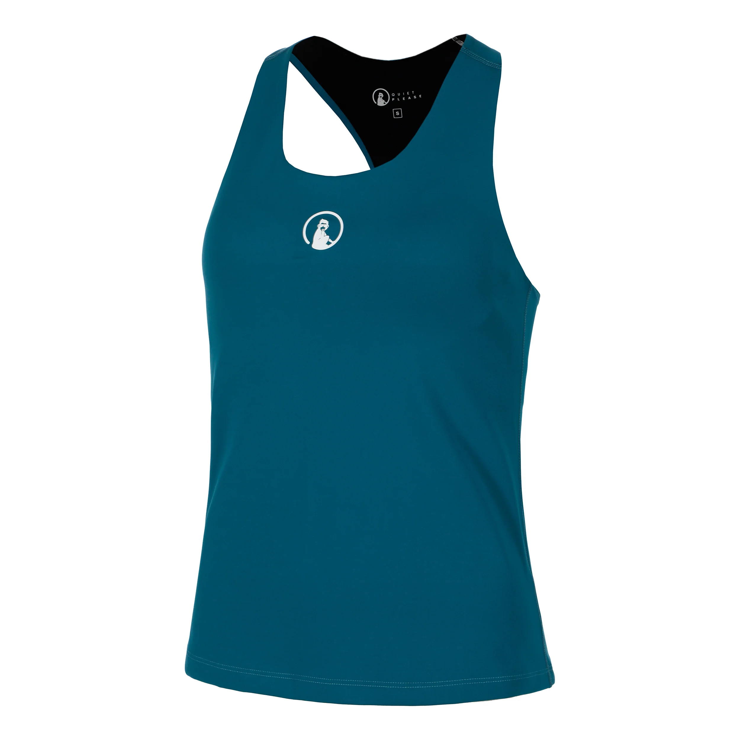 Create Inside In Camiseta De Tirantes Mujeres-Color Petróleo,Blanco