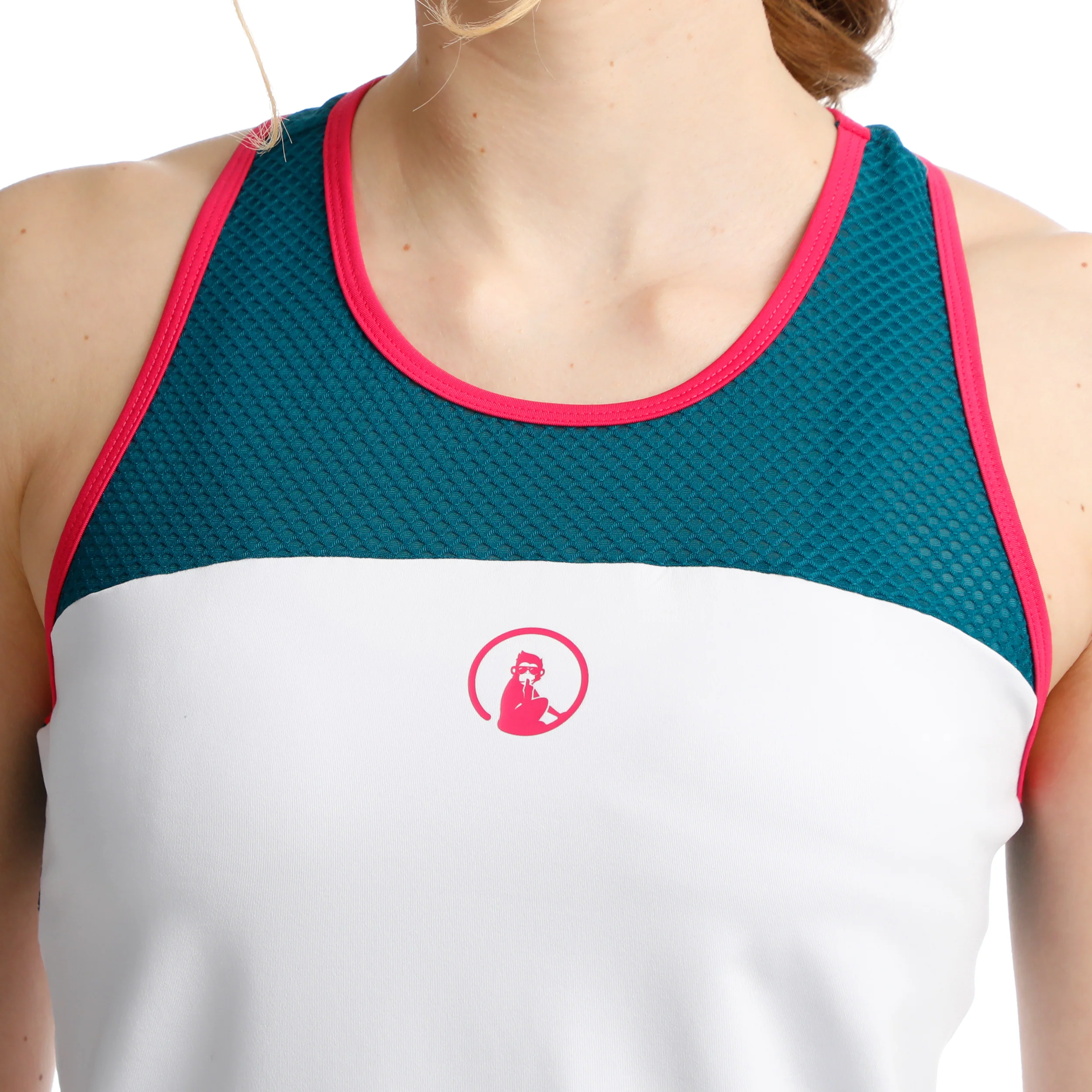 Create Racerback Camiseta De Tirantes Mujeres-Color Petróleo,Multicolor - Image 7