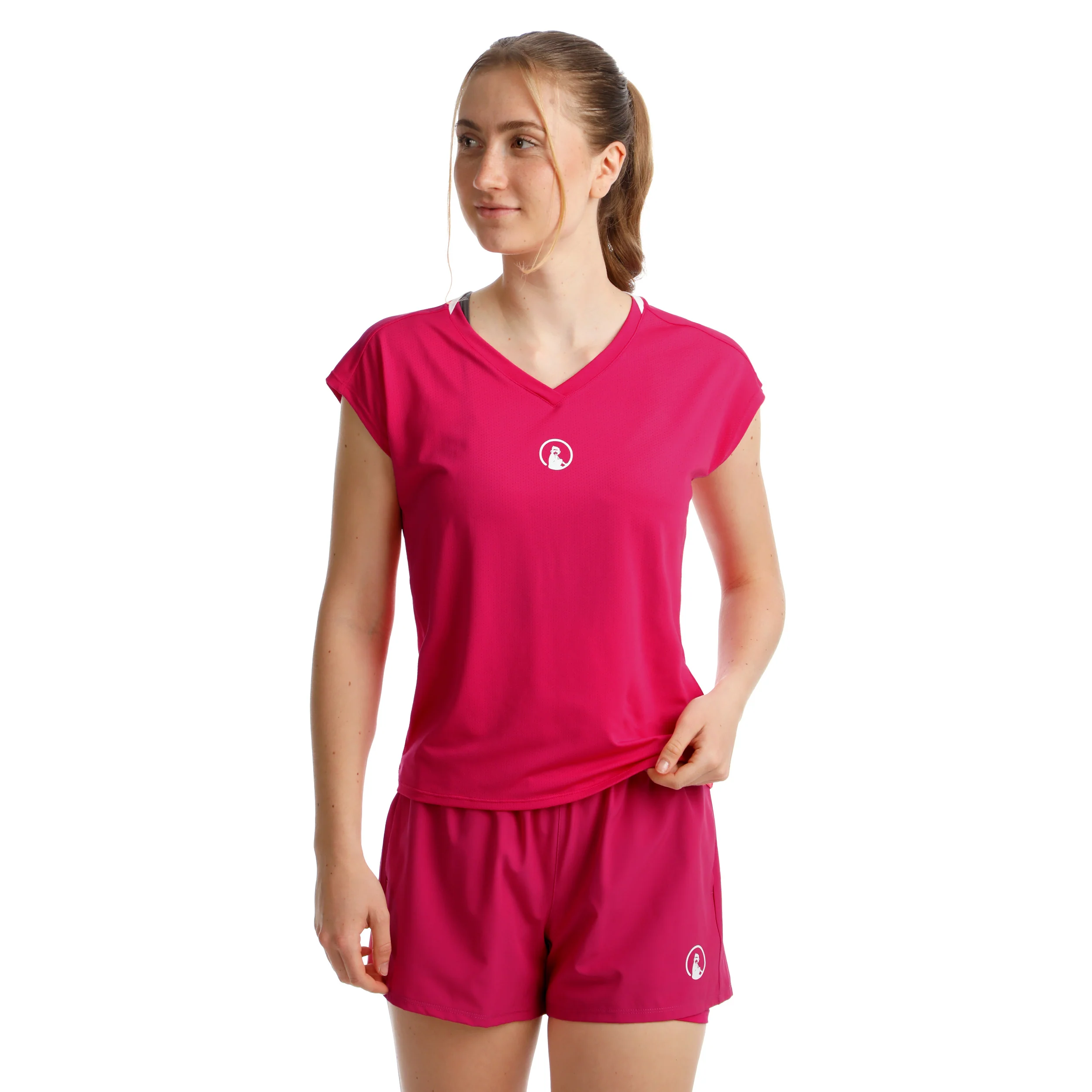 Create Rematch 2in1 Shorts Mujeres-Rosa - Image 5