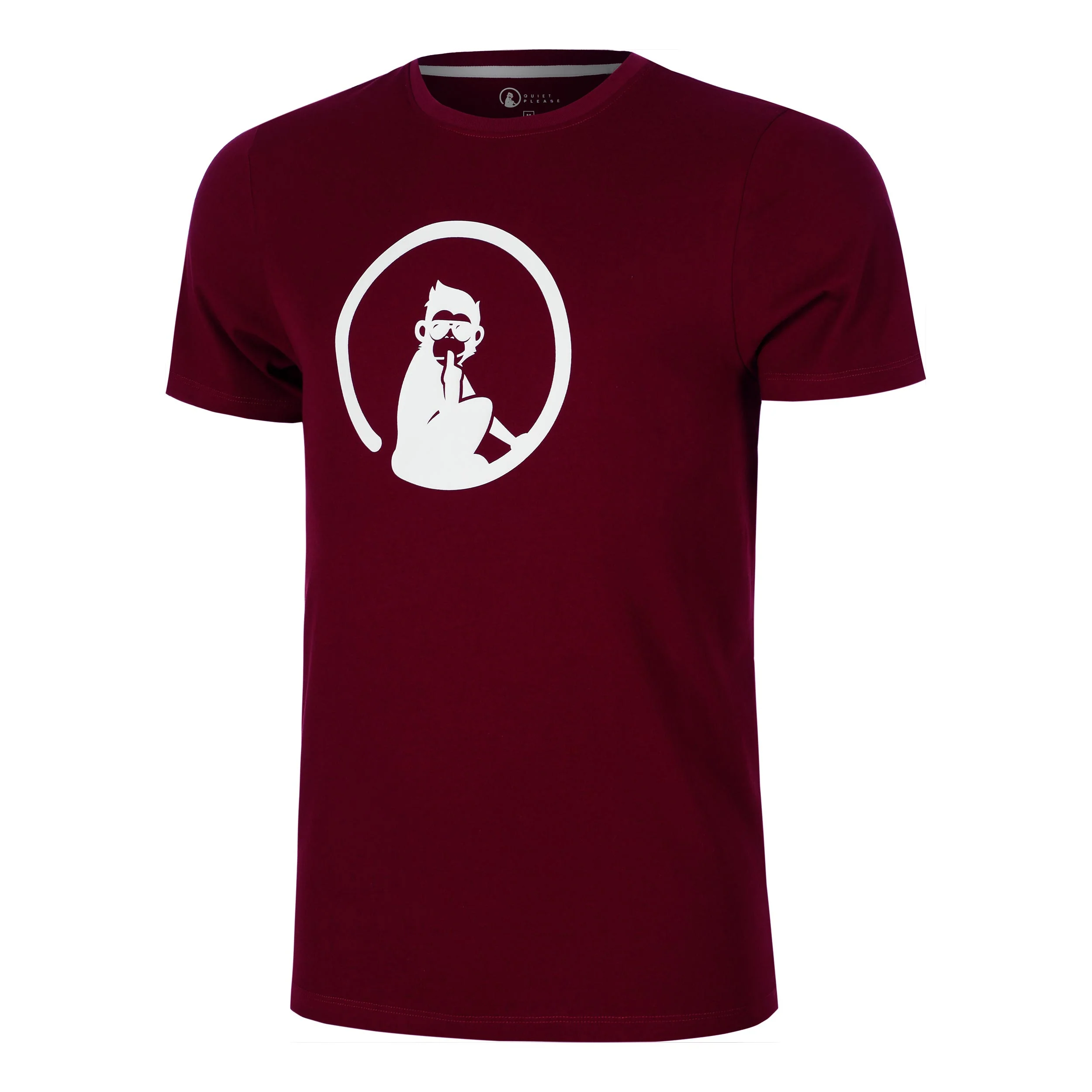 Create Trainings Camiseta De Manga Corta Hombres-Rojo Vino,Blanco