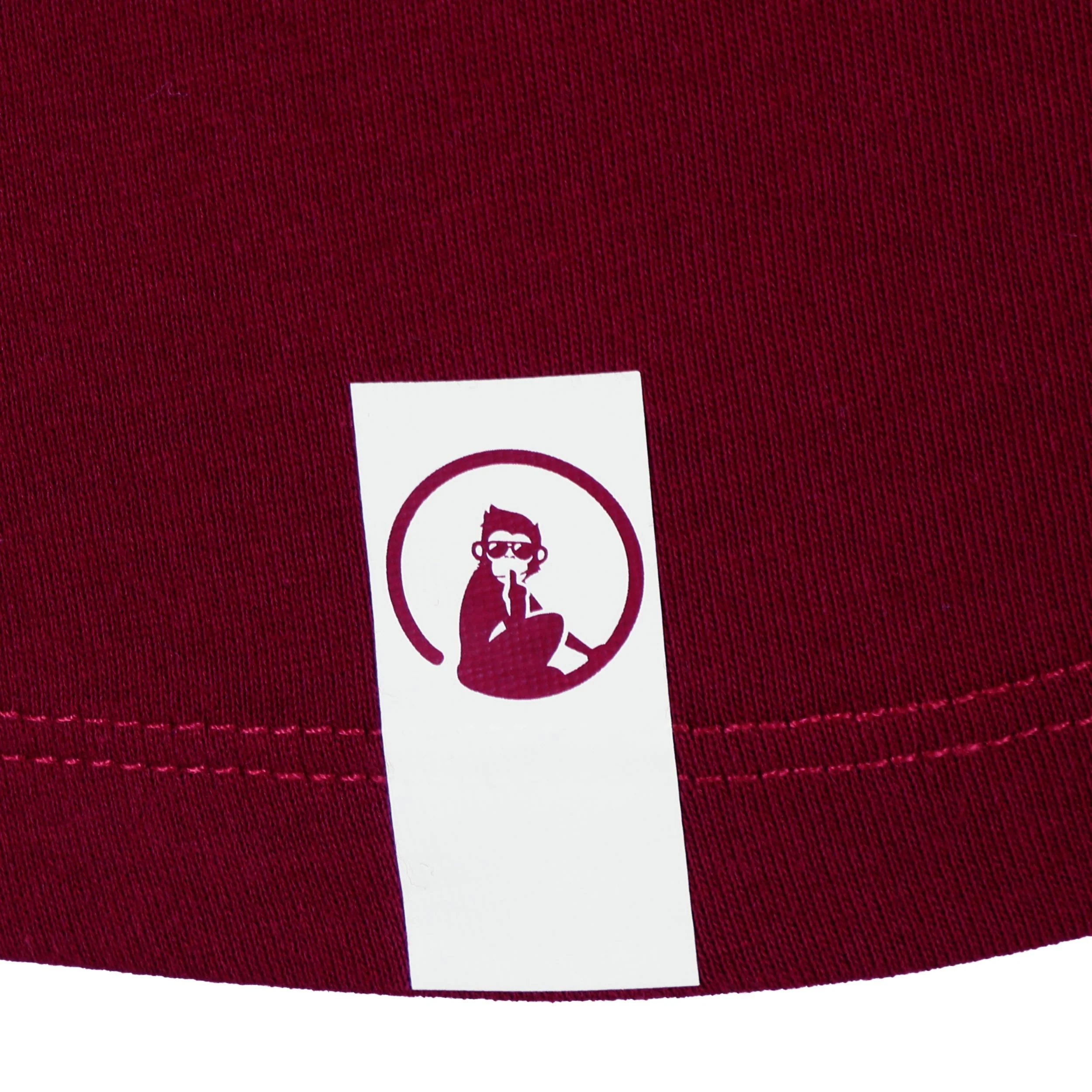 Create Trainings Camiseta De Manga Corta Hombres-Rojo Vino,Blanco - Image 4