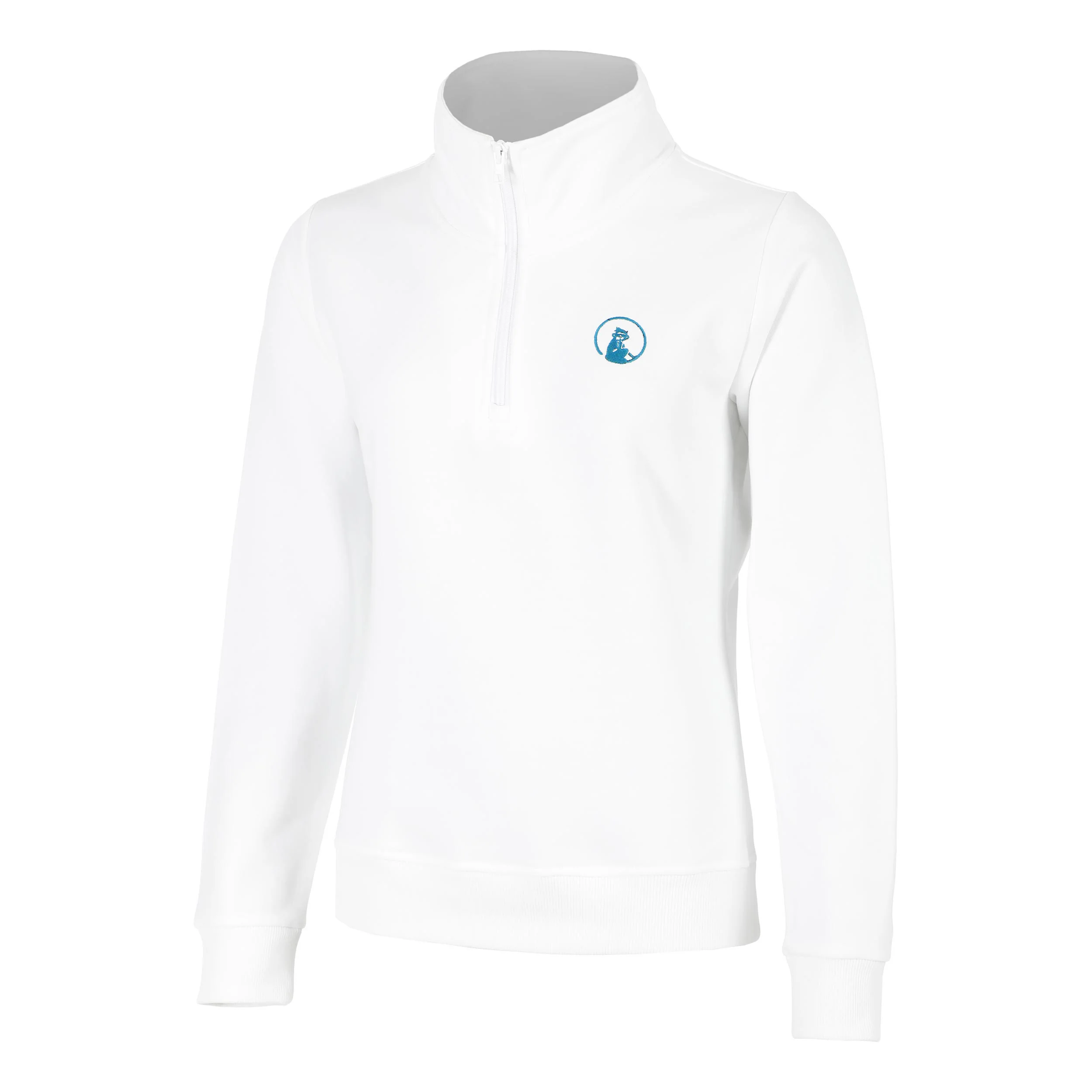 Create Troyer Sudadera Mujeres-Blanco,Color Petróleo
