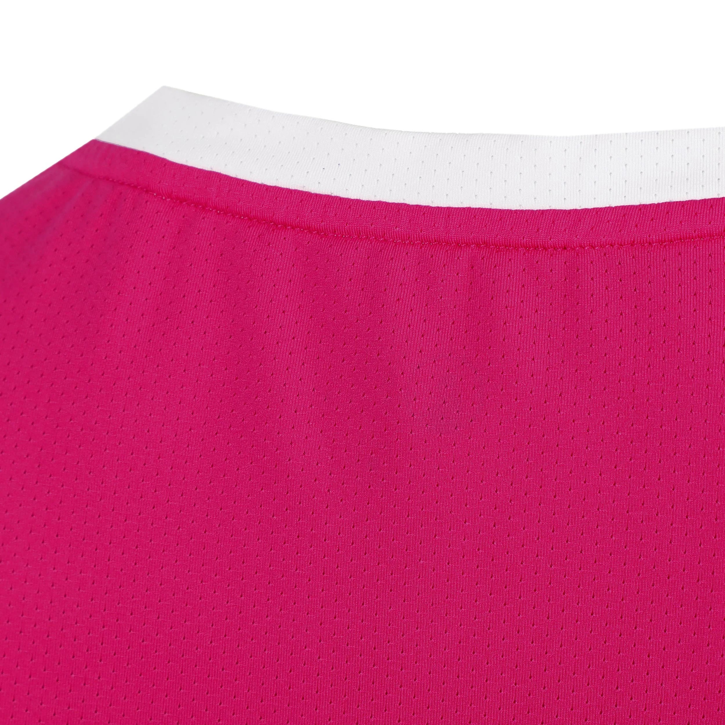 Create Volley Camiseta De Manga Corta Mujeres-Rosa,Blanco - Image 4