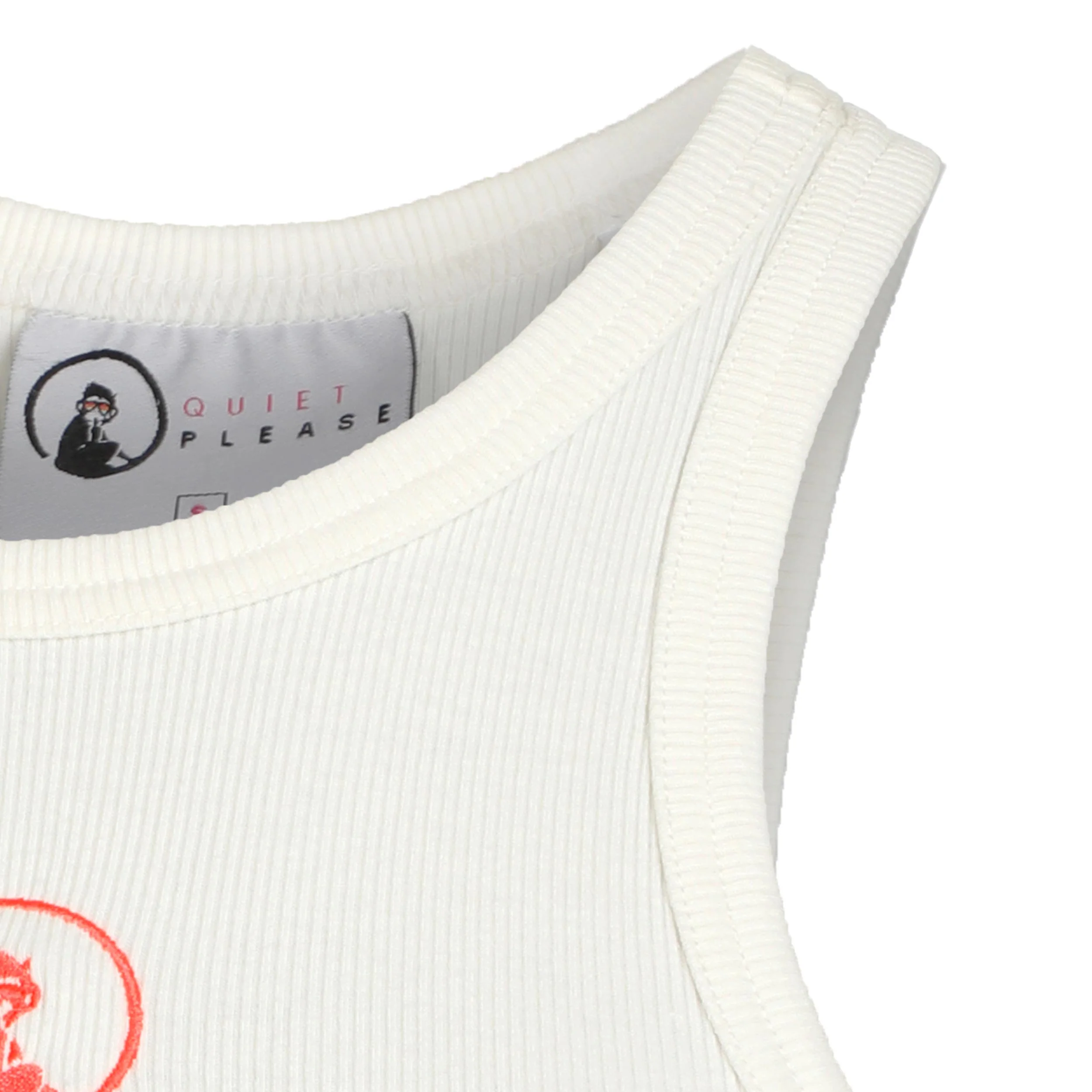 Crossroad Ribbed Camiseta De Tirantes Mujeres-Blanco - Image 7