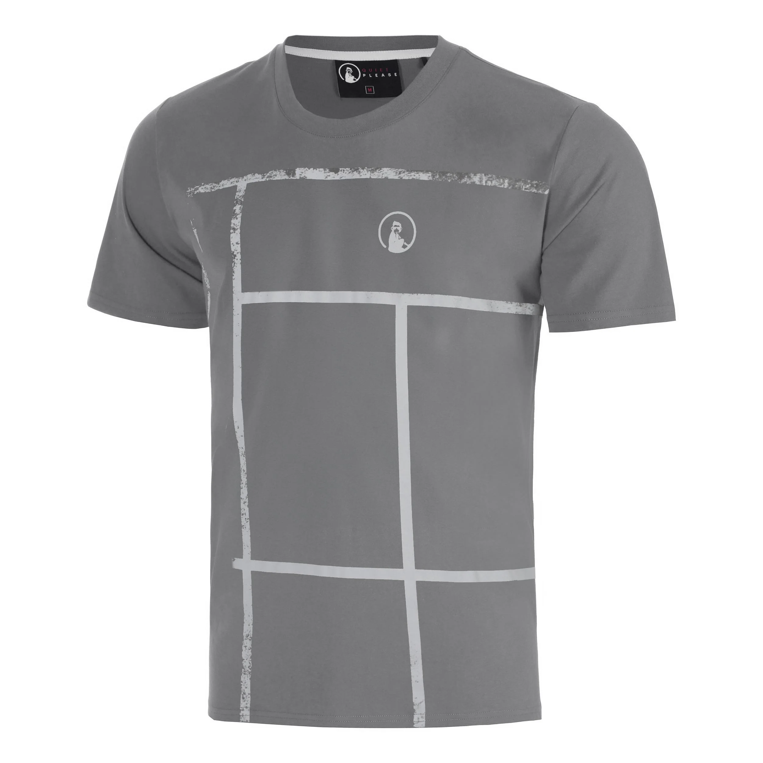 Crush Court Camiseta de manga corta Hombres-gris oscuro, gris claro