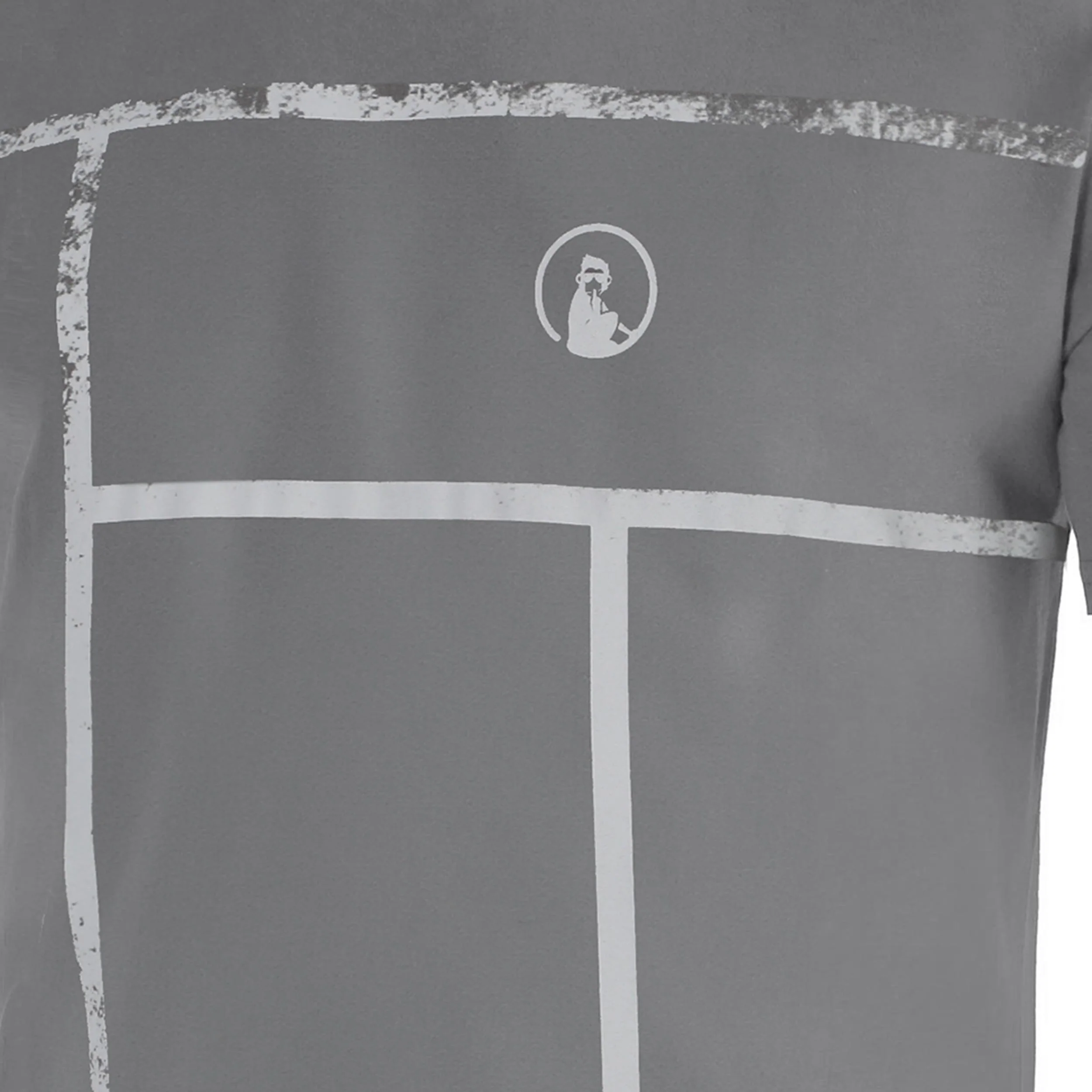 Crush Court Camiseta de manga corta Hombres-gris oscuro, gris claro - Image 3