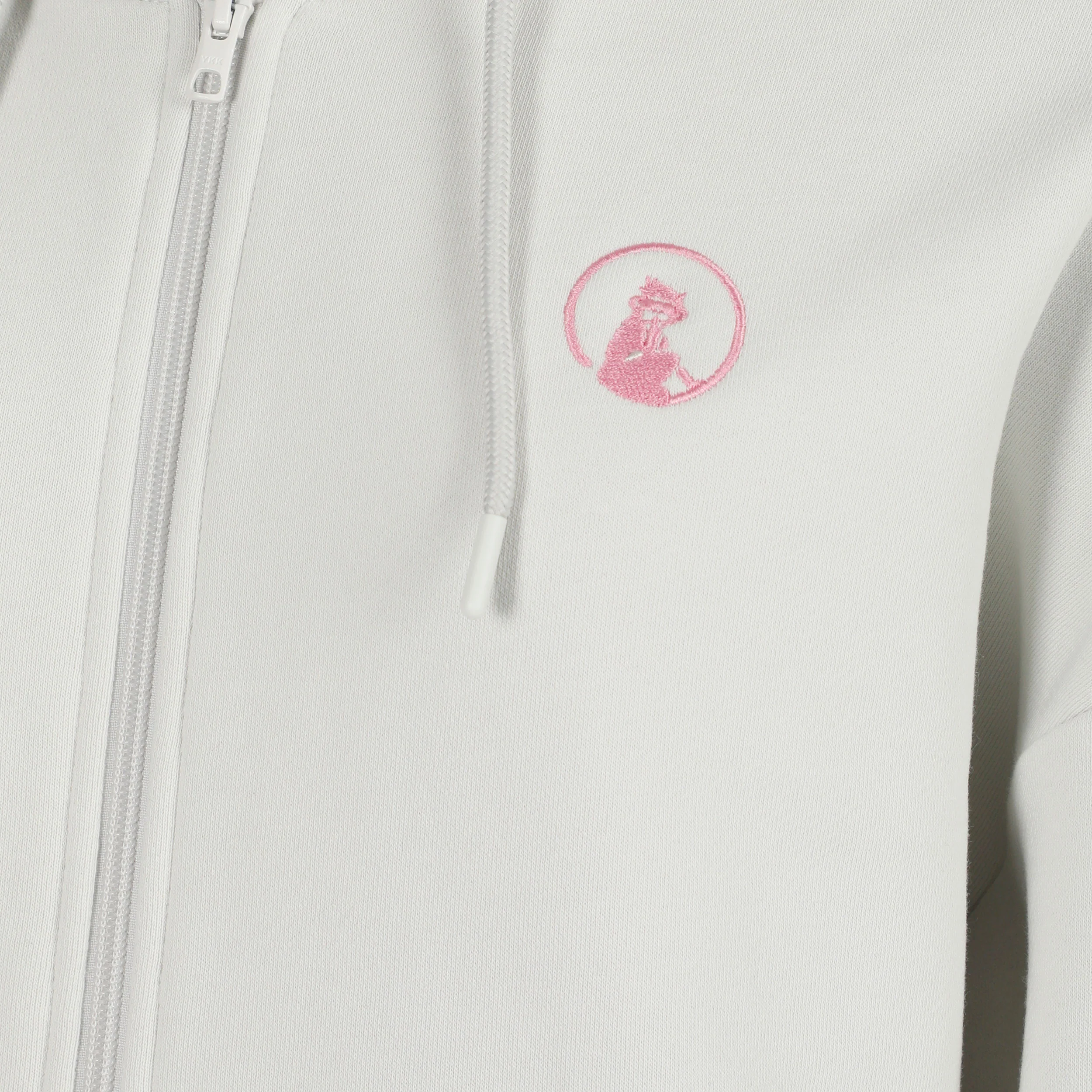 Crush Court Sudadera con cremallera Mujeres-gris claro, rosa - Image 4