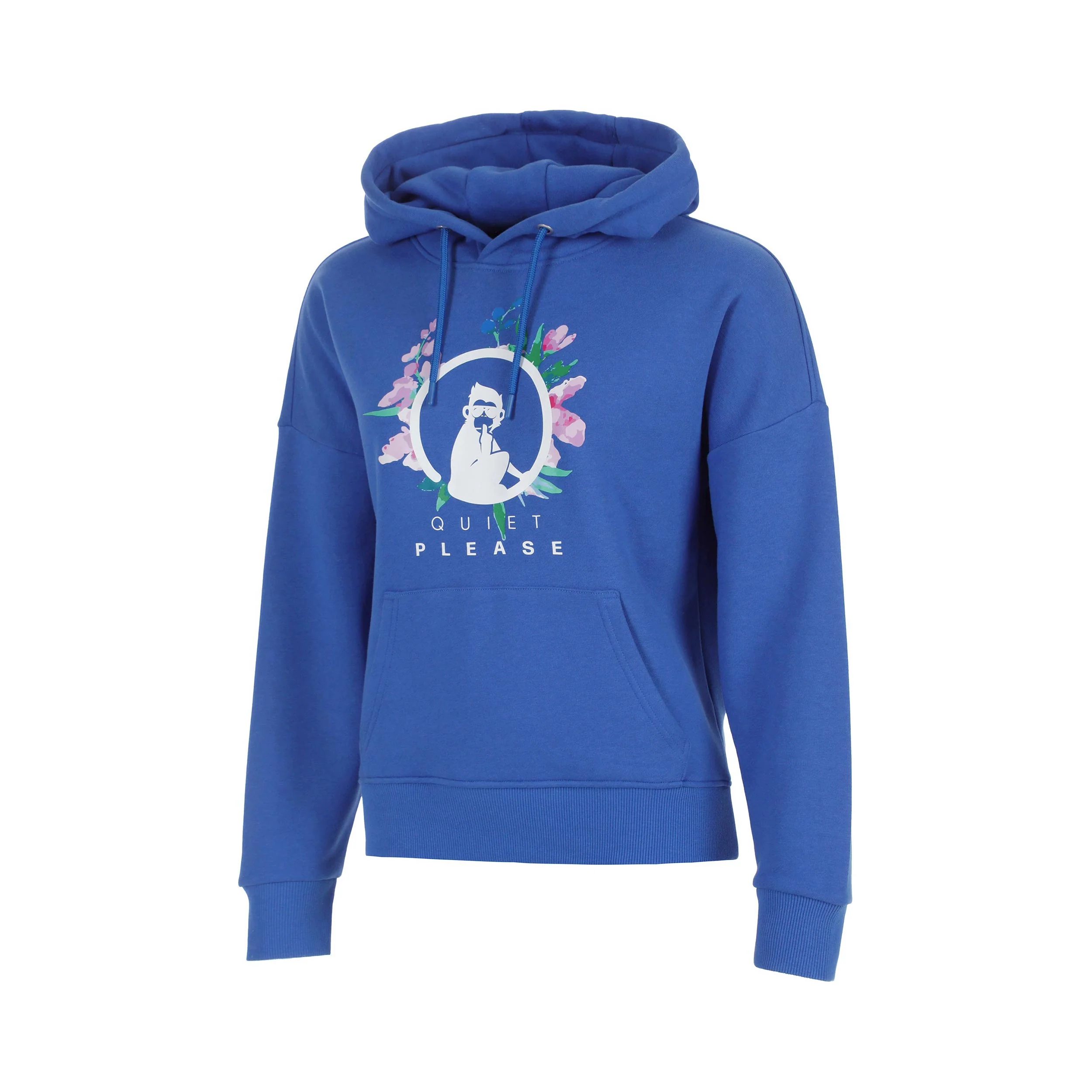 Crush Flower Logo Sudadera con capucha Chicas-azul, blanco