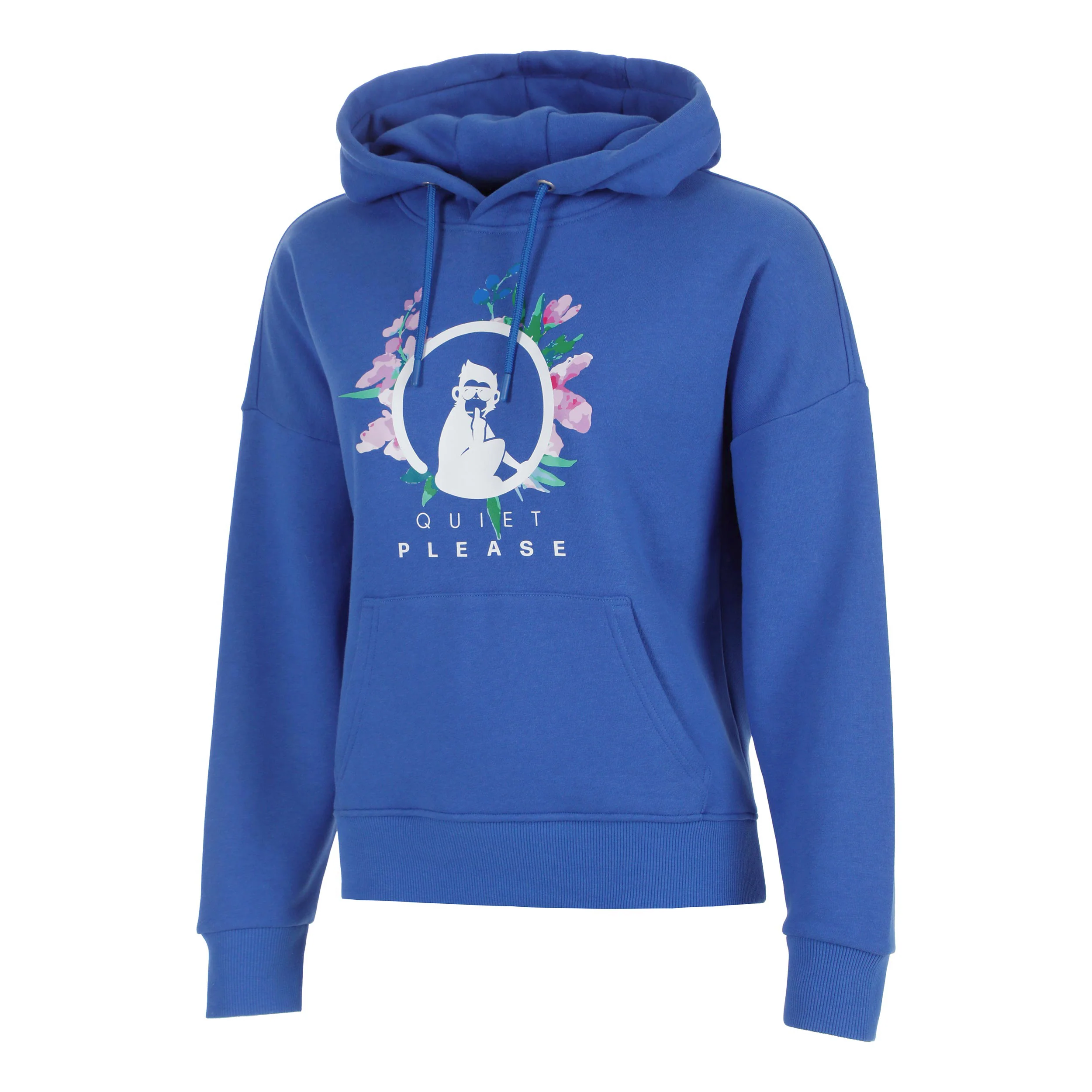 Crush Flower Logo Sudadera con capucha Mujeres-azul, blanco