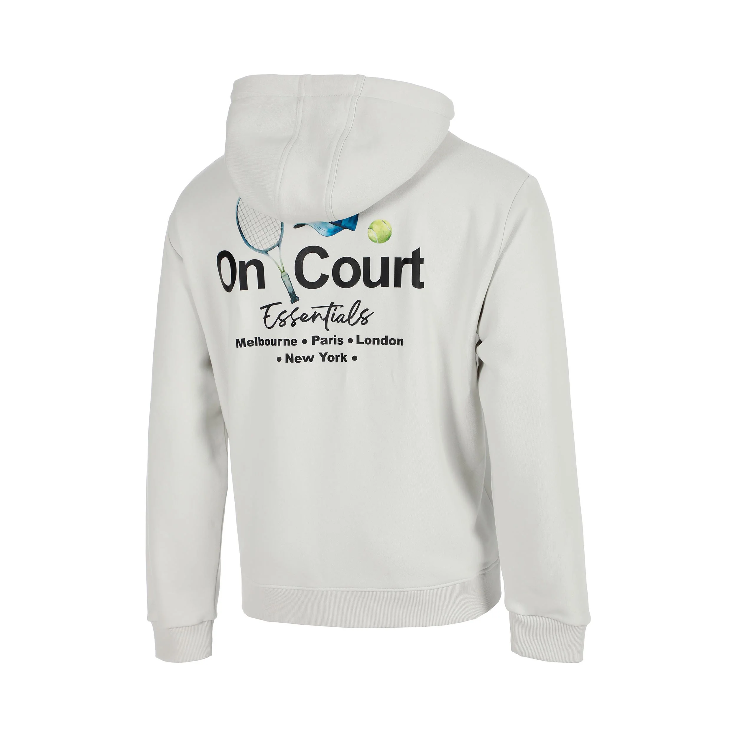 Crush On Court Essentials Sudadera con cremallera Chicos-gris claro, negro - Image 3