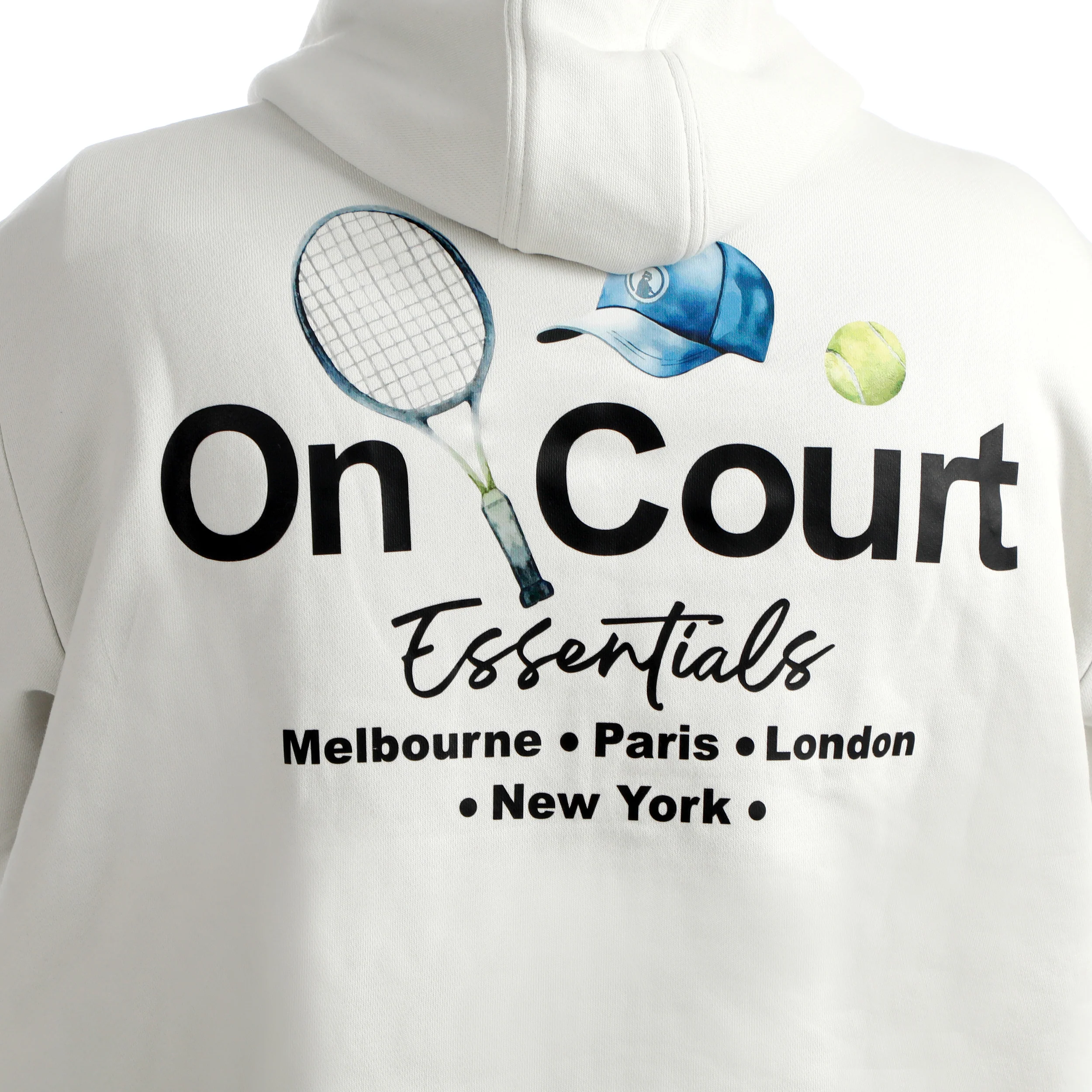Crush On Court Essentials Sudadera con cremallera Hombres-gris claro, negro - Image 10