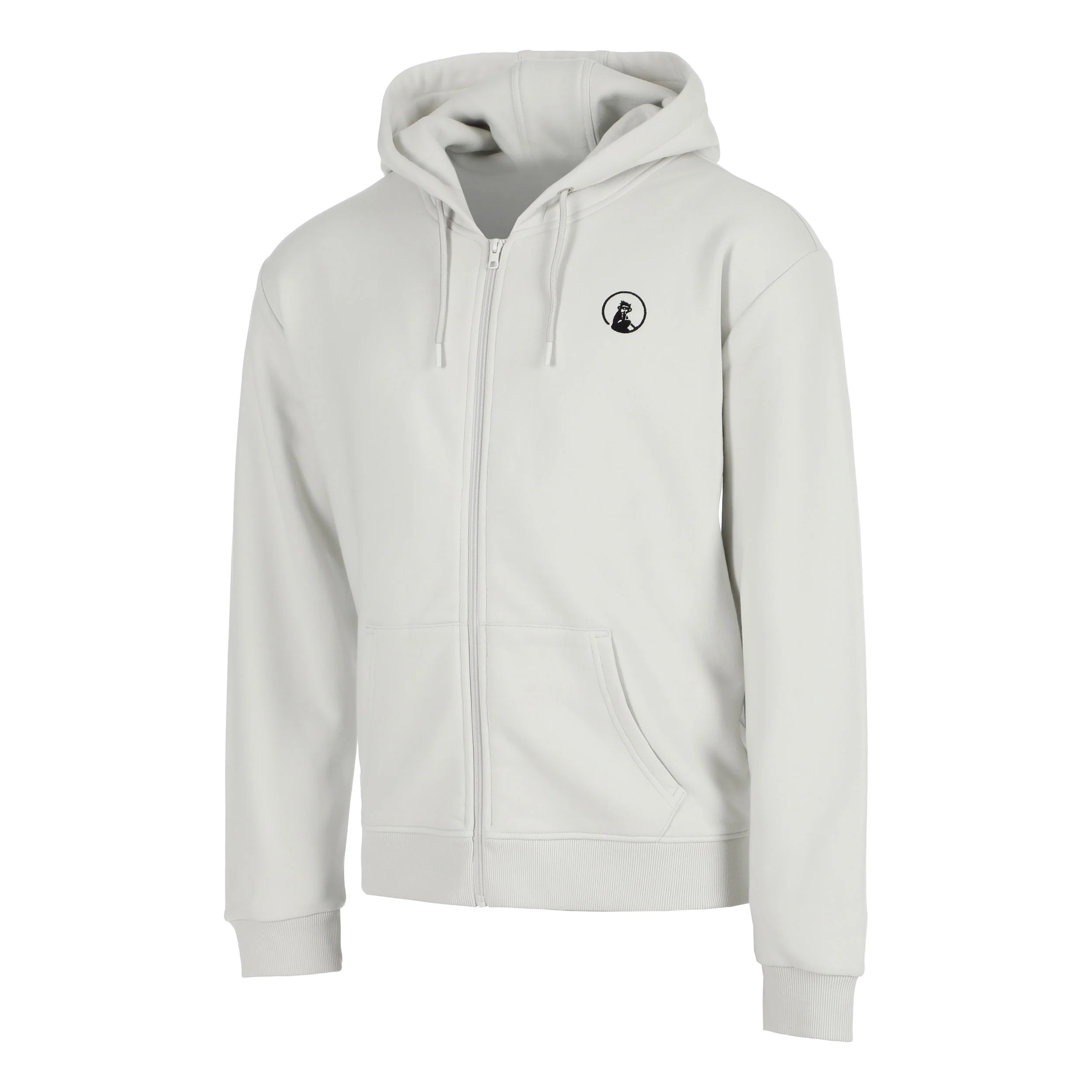 Crush On Court Essentials Sudadera con cremallera Hombres-gris claro, negro - Image 2