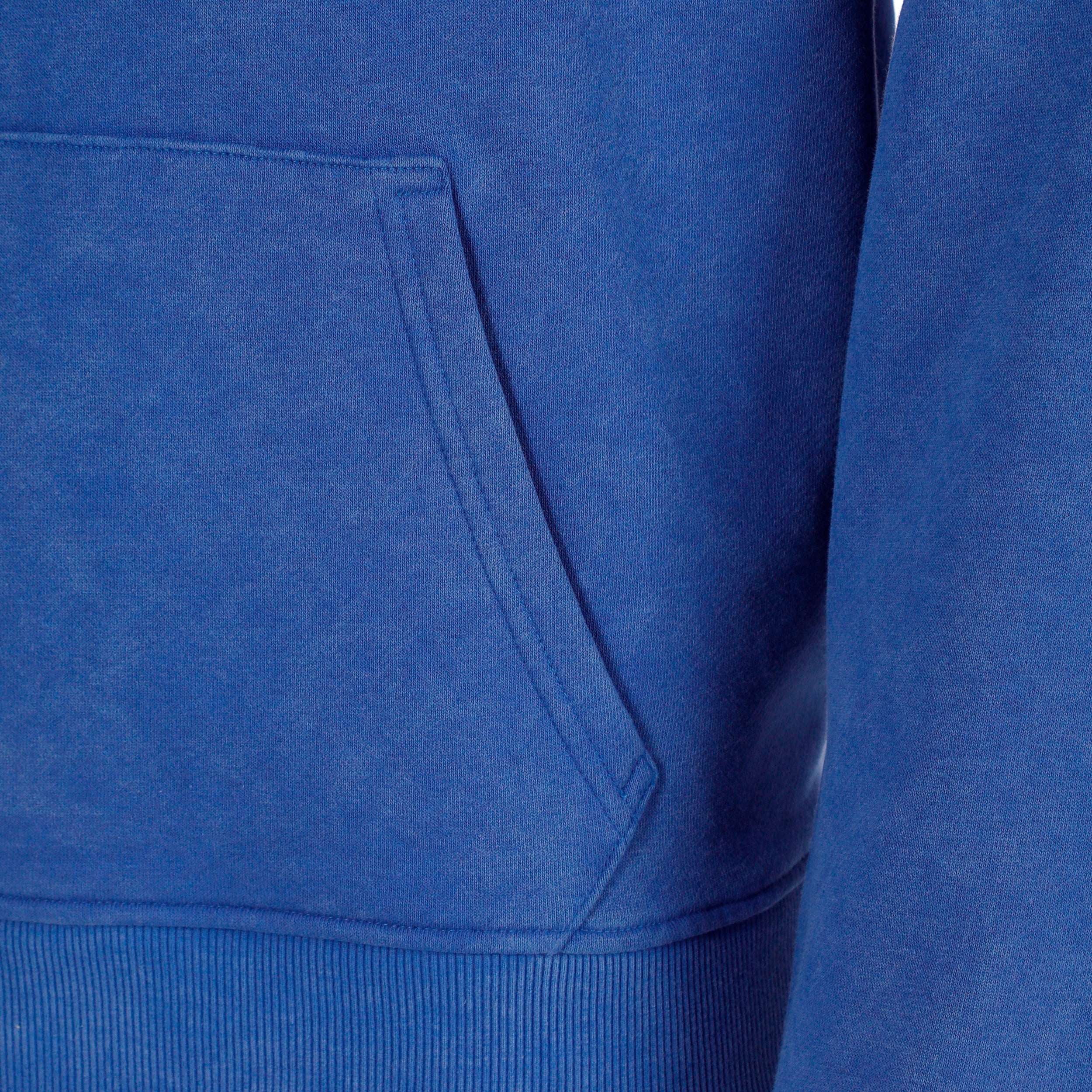 Crush Washed Out Loose Fit Sudadera con capucha Hombres-azul - Image 4