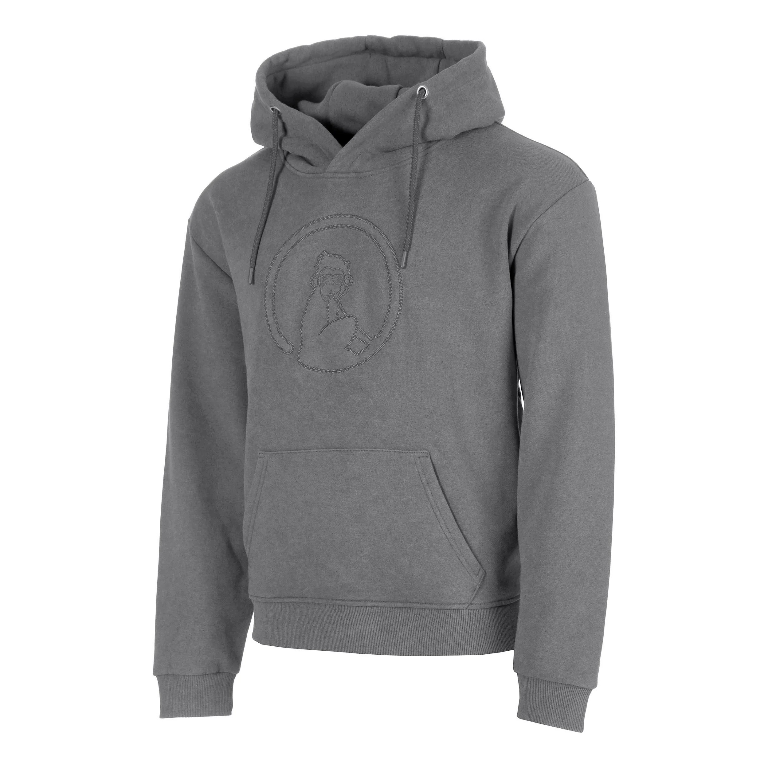Crush Washed Out Loose Fit Sudadera con capucha Hombres-gris claro, gris claro