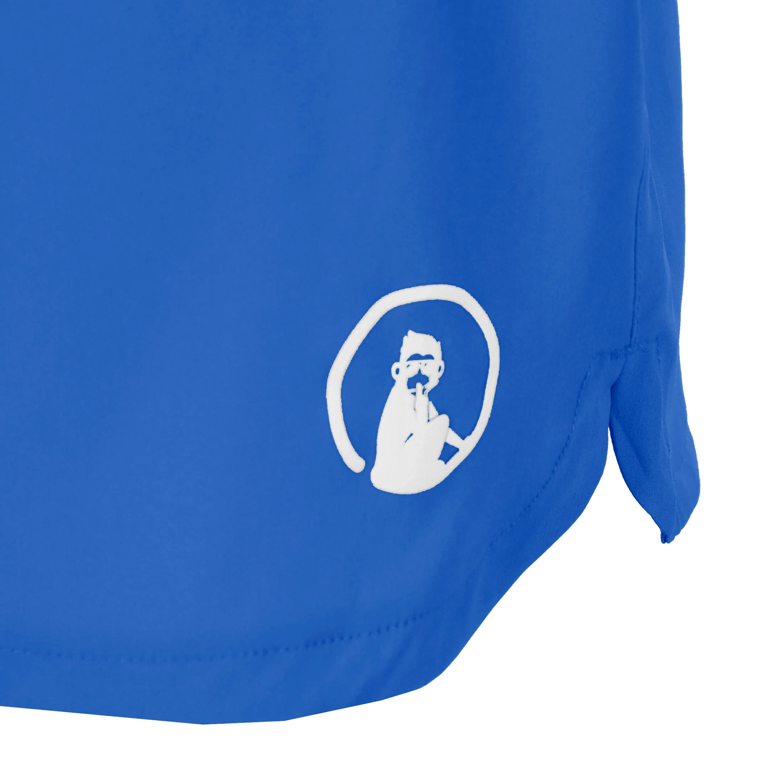 Drop 7in Shorts Hombres - azul, blanco - Image 3