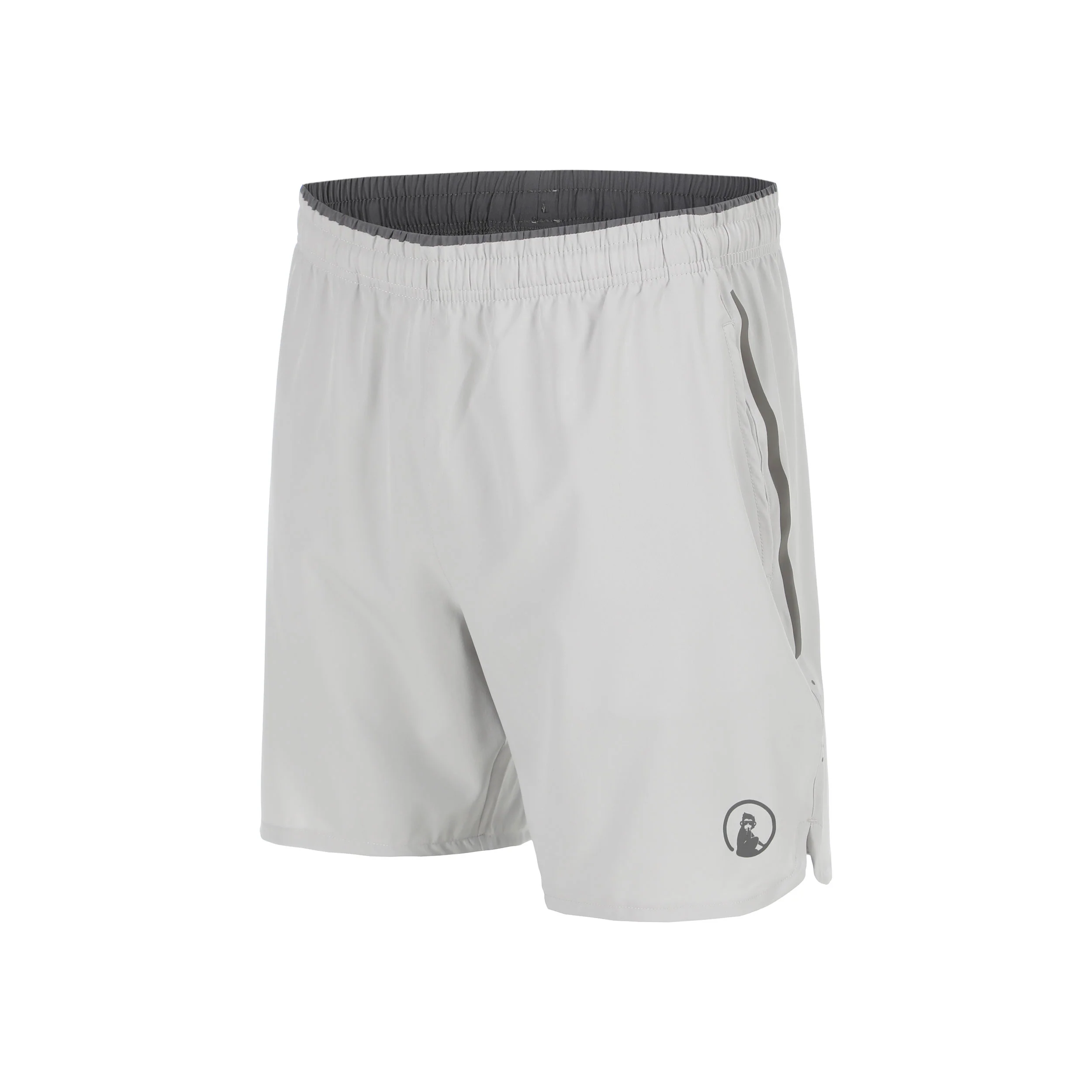 Drop 7in Shorts Hombres - gris, gris oscuro