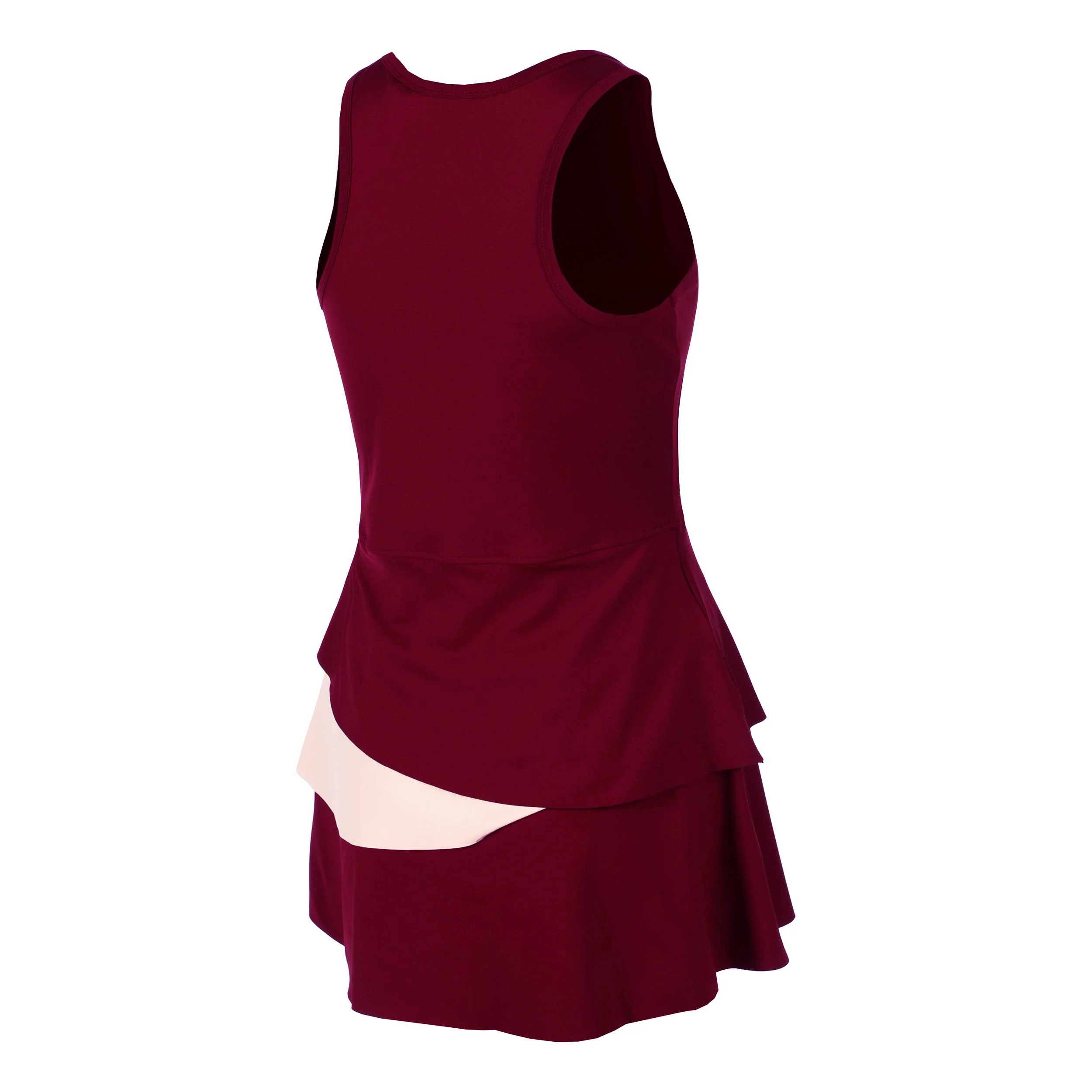 Endlessly Flounce Vestido Mujeres-Rojo Vino,Rosa - Image 2