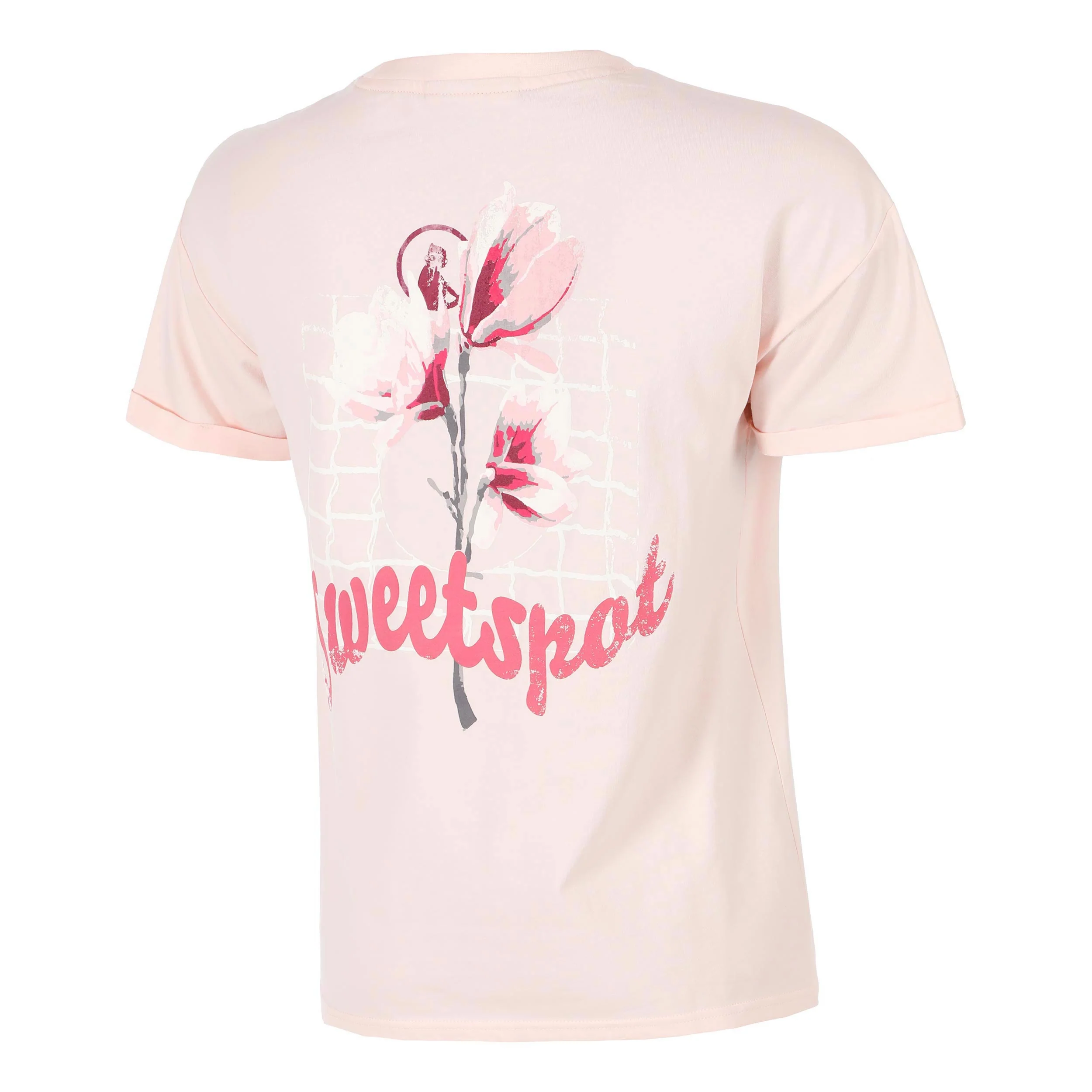 Endlessly Flower Camiseta De Manga Corta Mujeres-Rosa,Multicolor - Image 3