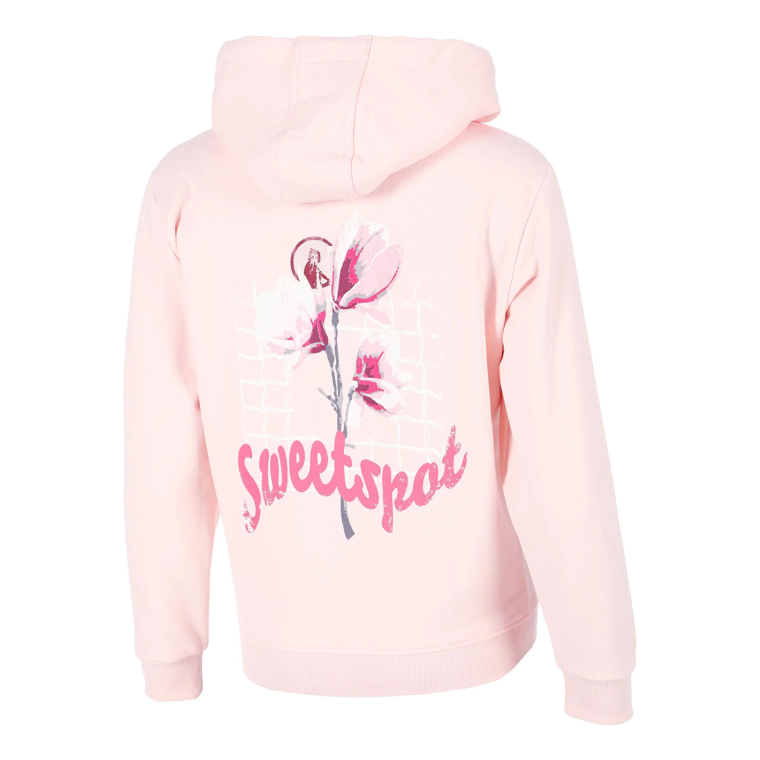 Endlessly Flower Zip Sudadera Con Cremallera Mujeres-Rosa,Multicolor - Image 3