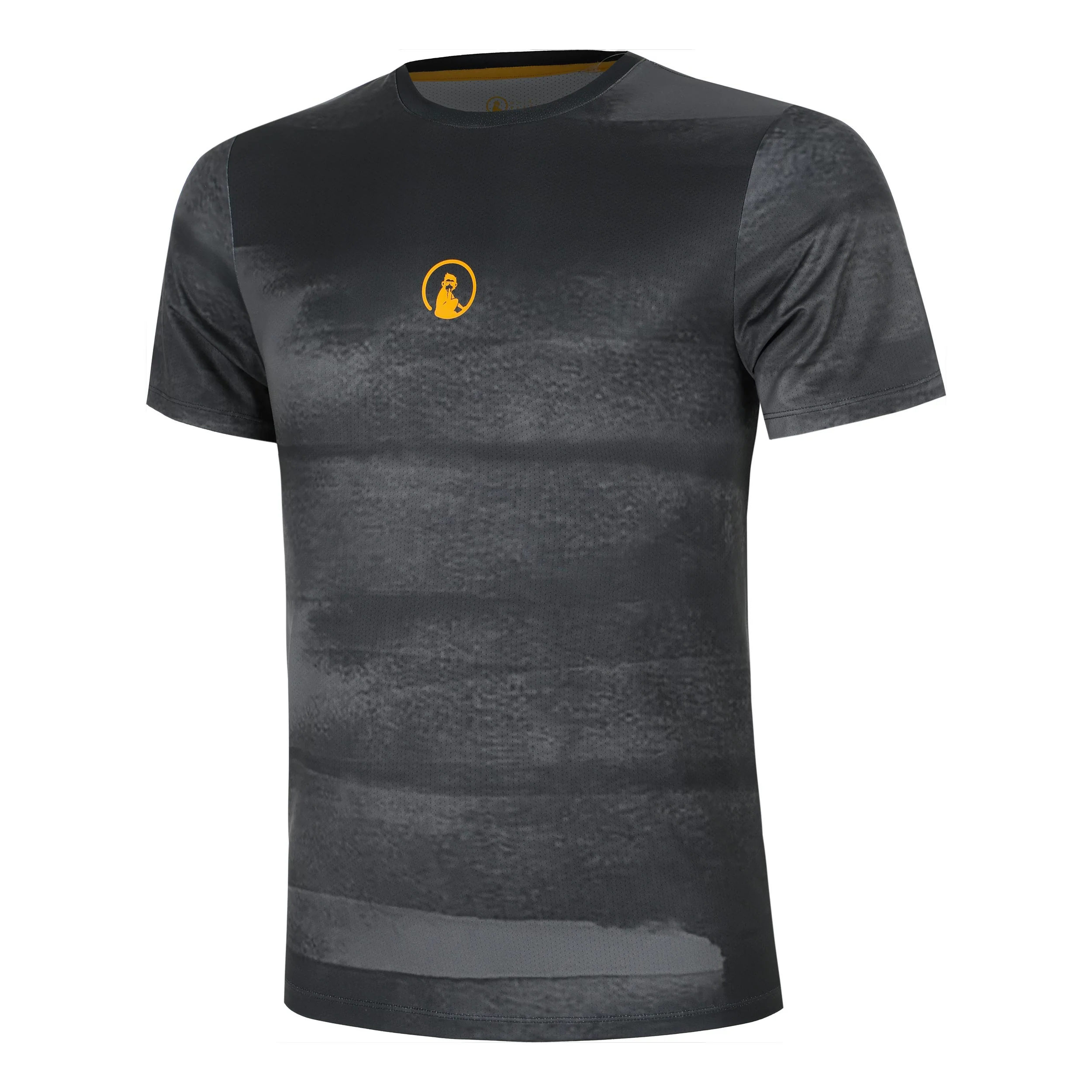 Endlessly Receiver Wipe Camiseta De Manga Corta Hombres-Antracita,Naranja