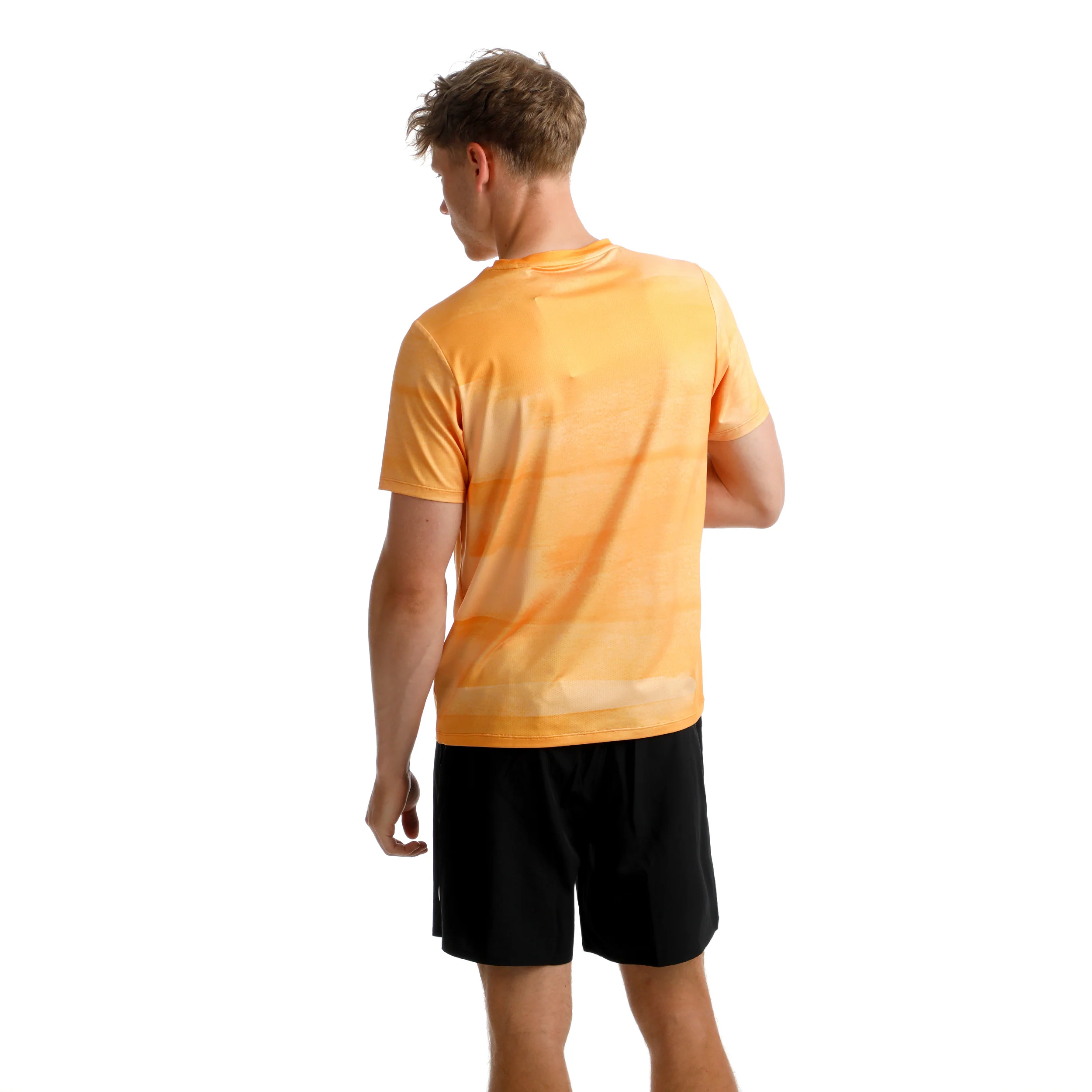 Endlessly Receiver Wipe Camiseta De Manga Corta Hombres-Naranja,Antracita - Image 6