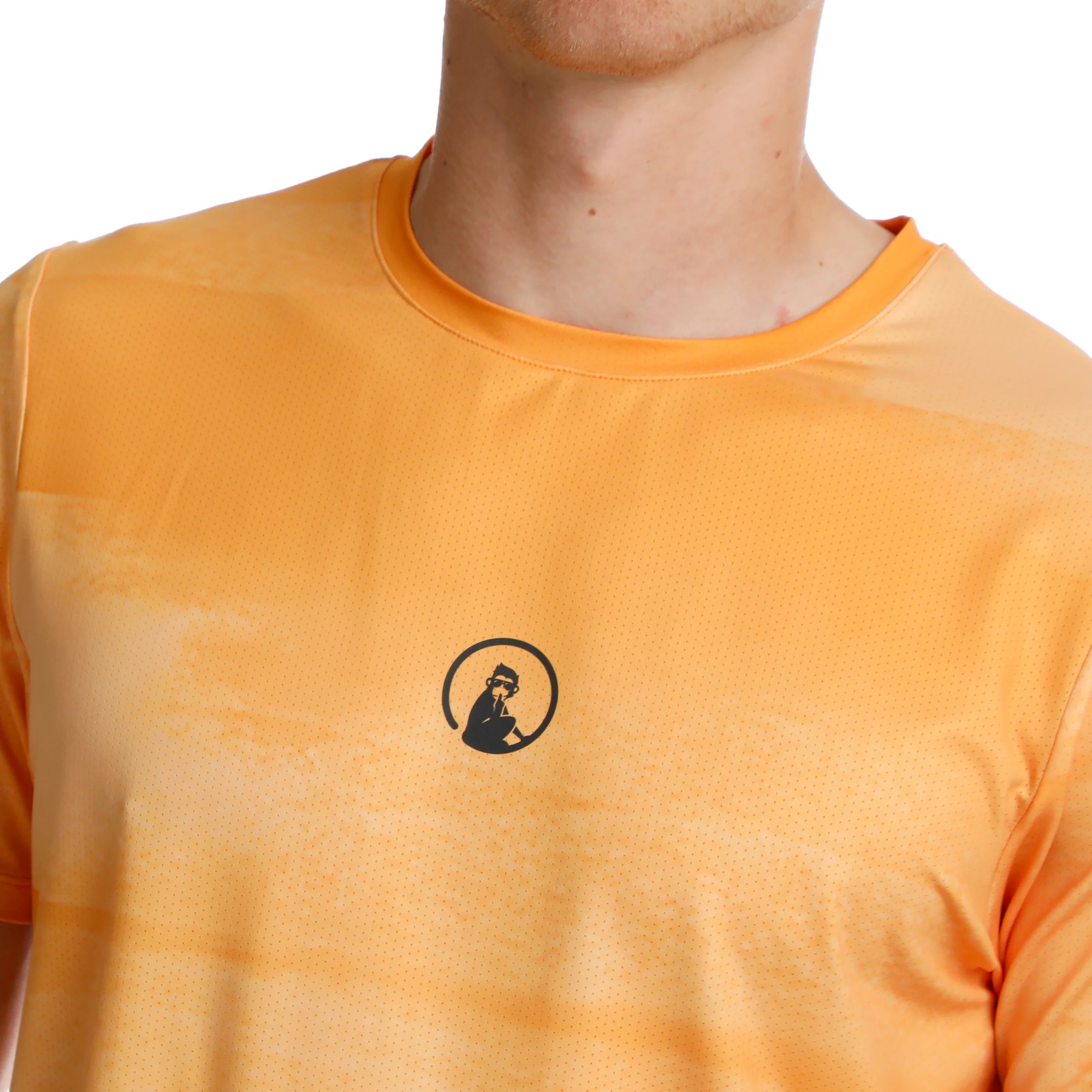Endlessly Receiver Wipe Camiseta De Manga Corta Hombres-Naranja,Antracita - Image 7