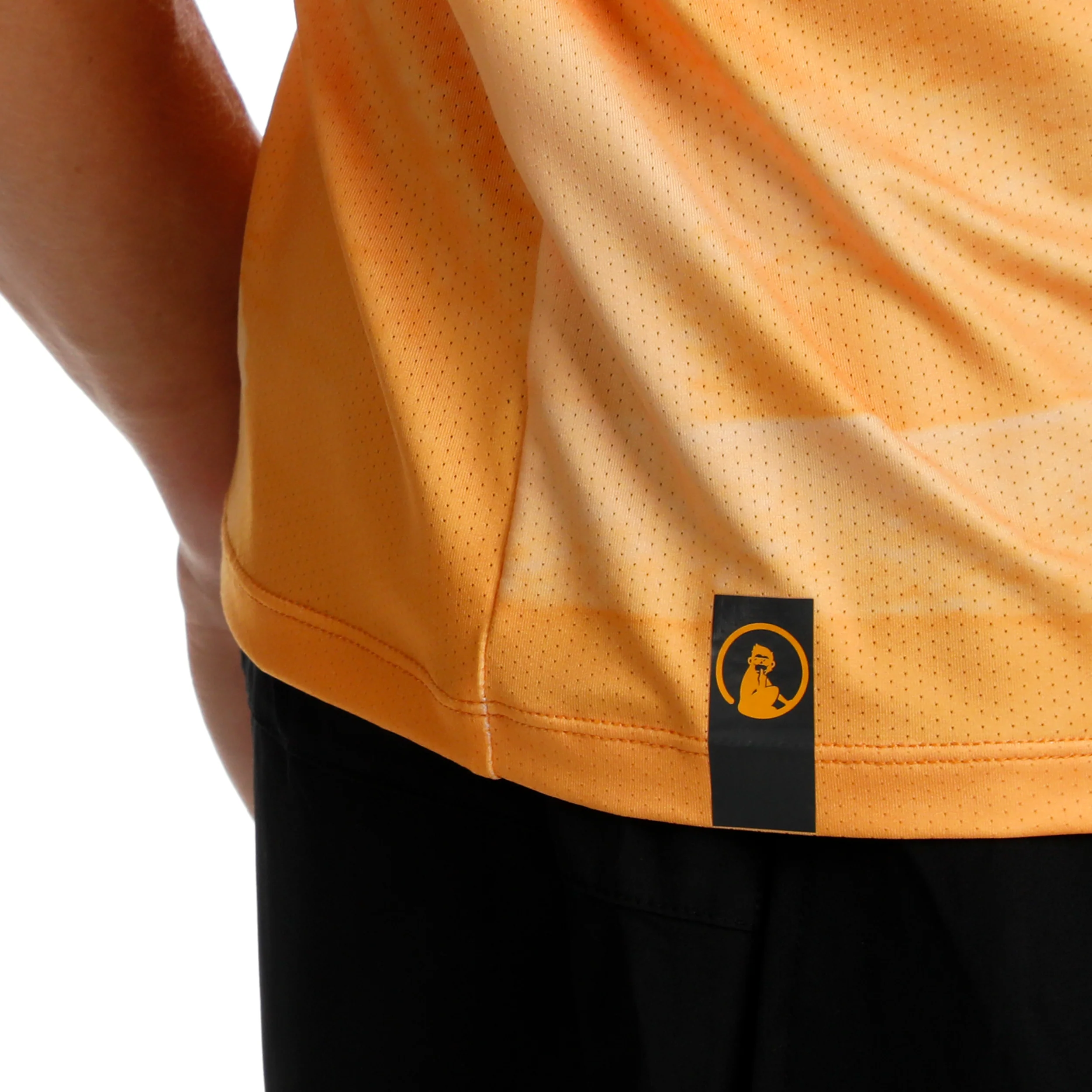 Endlessly Receiver Wipe Camiseta De Manga Corta Hombres-Naranja,Antracita - Image 8