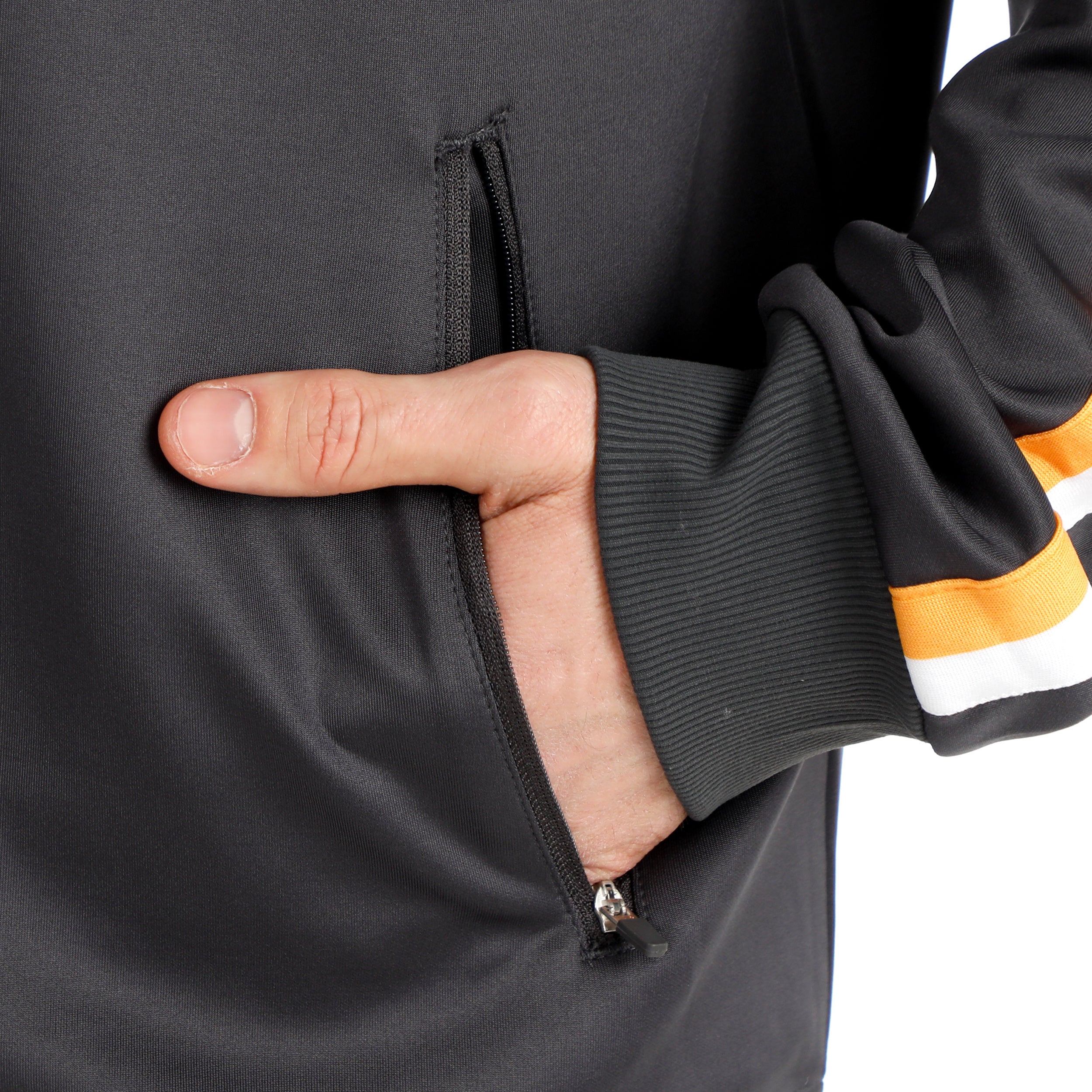 Endlessly Stripes Chaqueta De Entrenamiento Hombres-Antracita,Naranja - Image 11