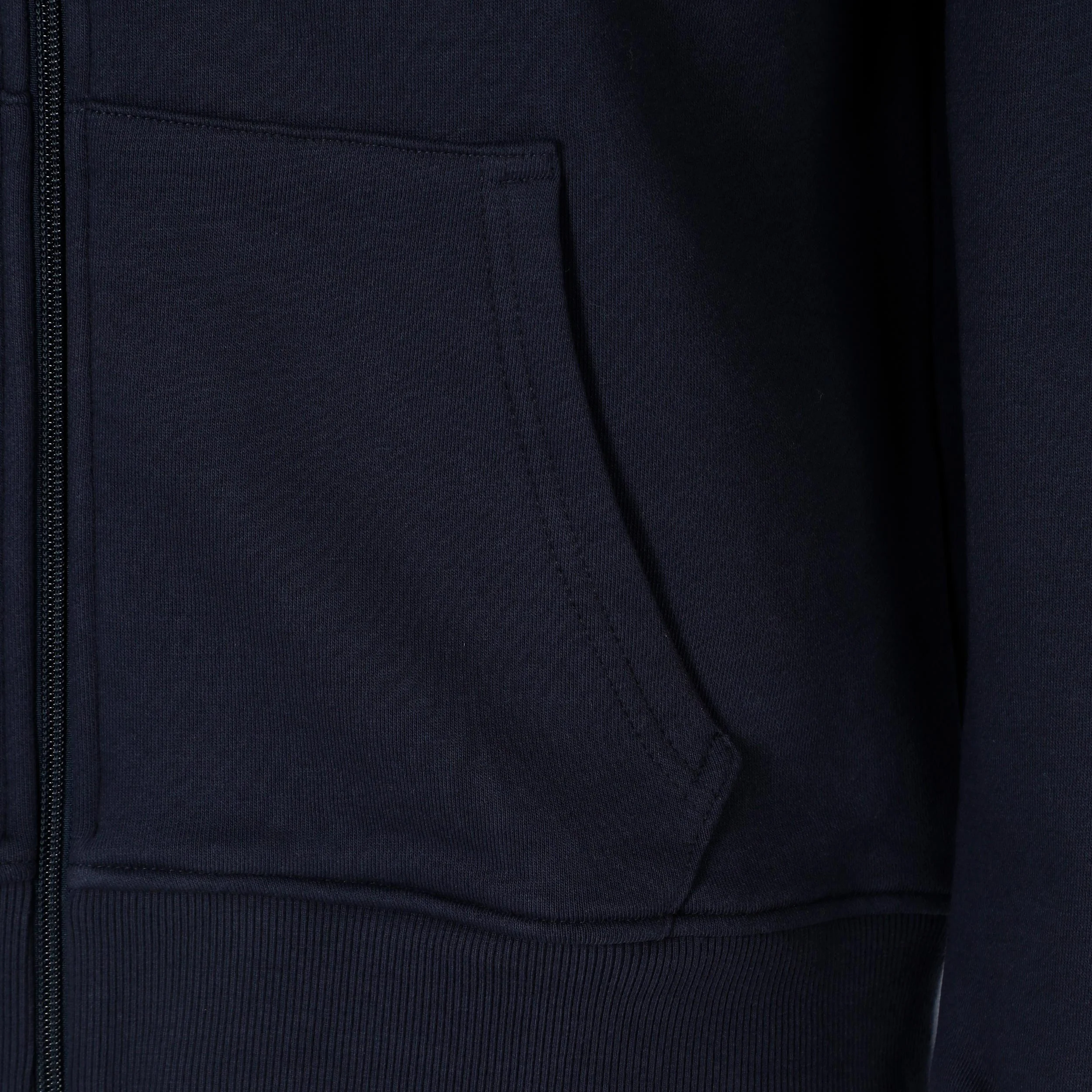 Essential Zip Sudadera con cremallera Hombres-azul oscuro - Image 4